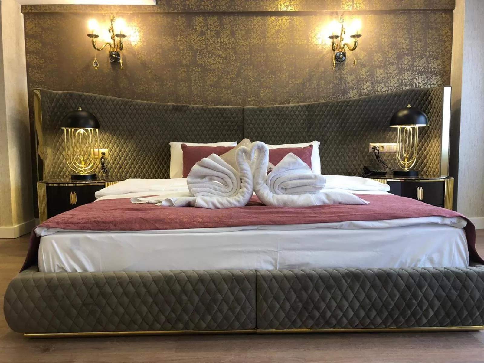 Bed in Burj Al Istanbul