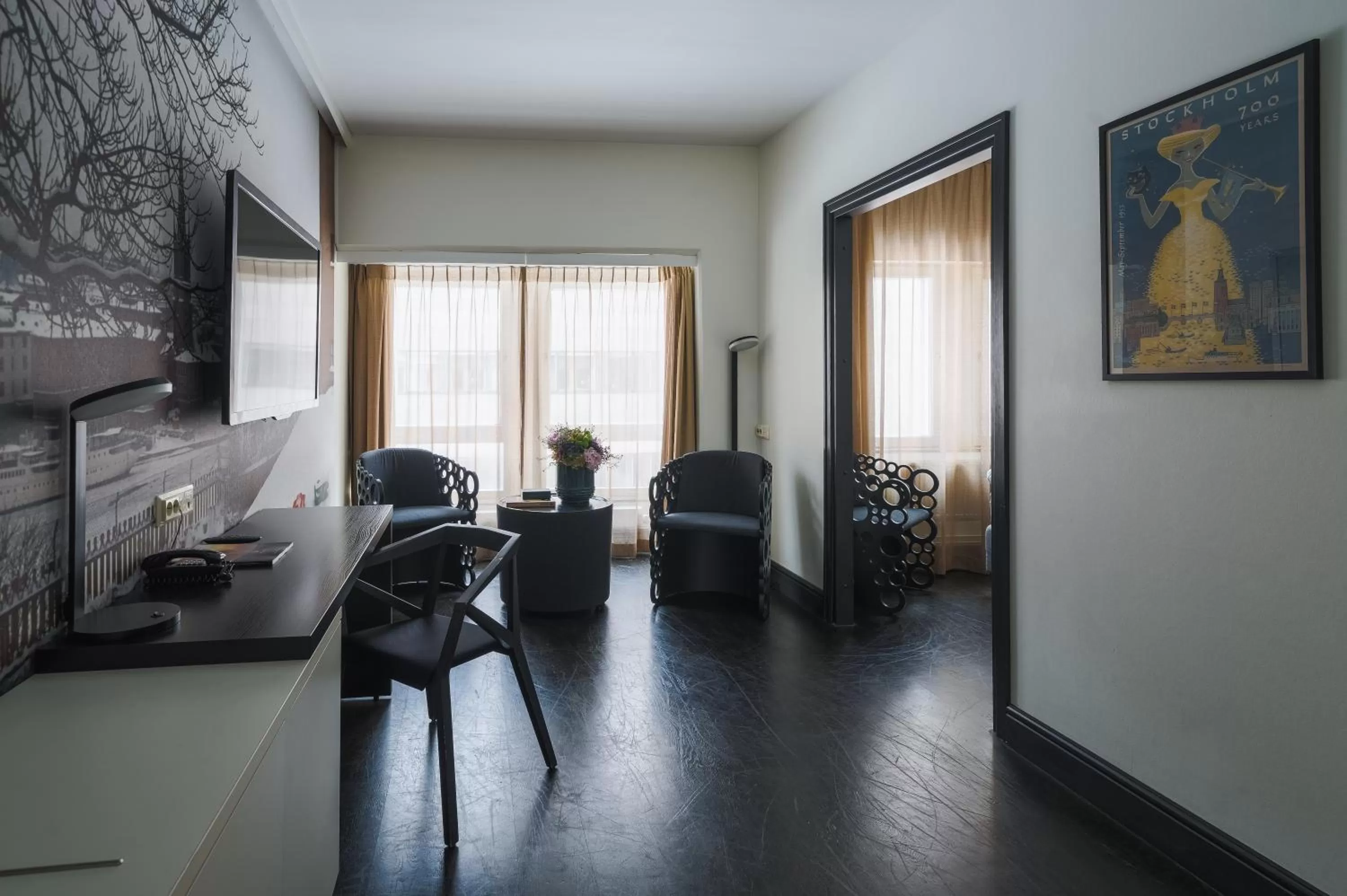 Living room in Hotel C Stockholm