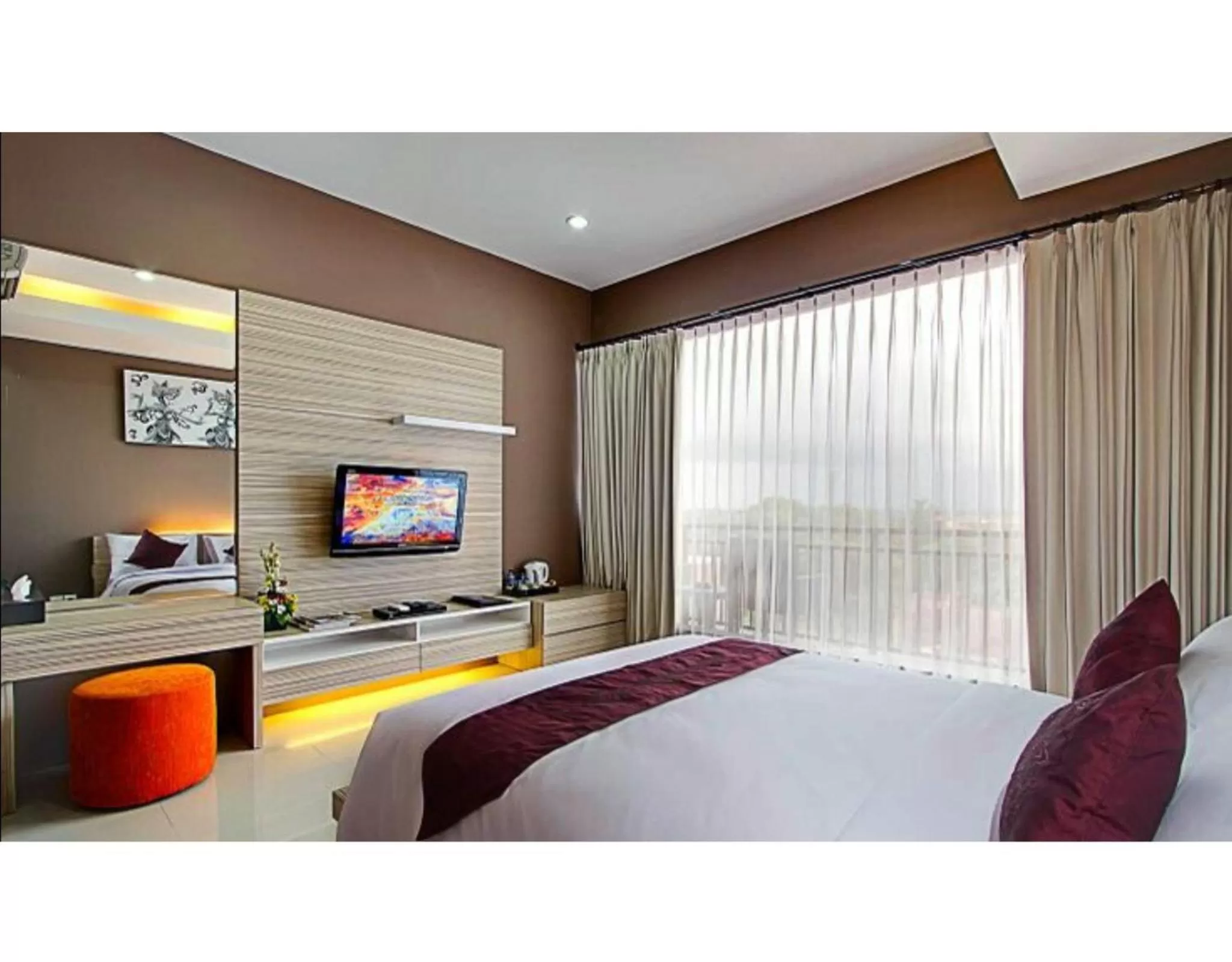 Bed in ABISHA Resort Jimbaran