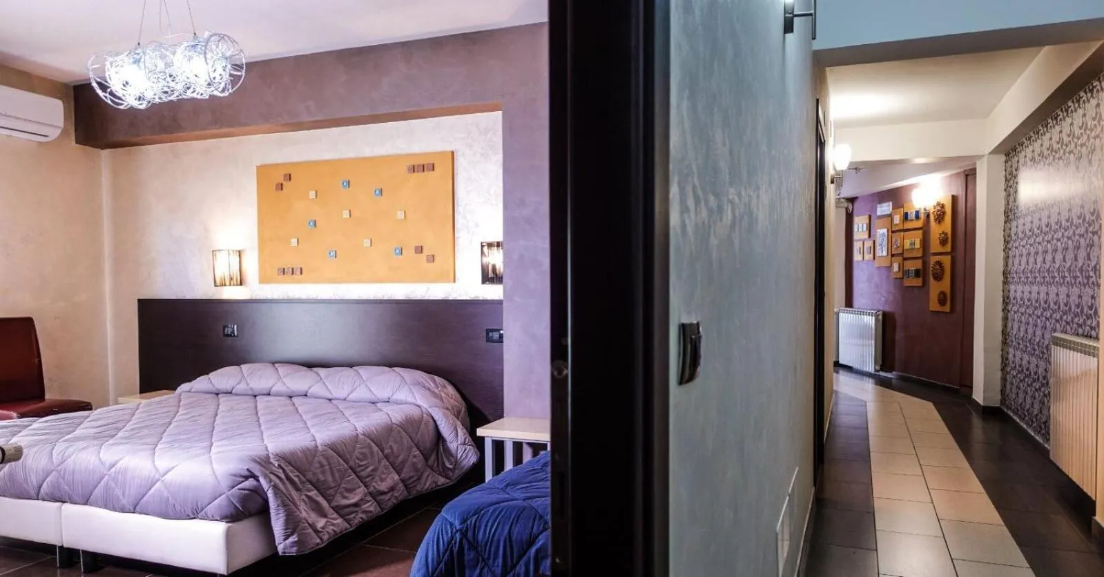 Bed in Hotel Miramonti