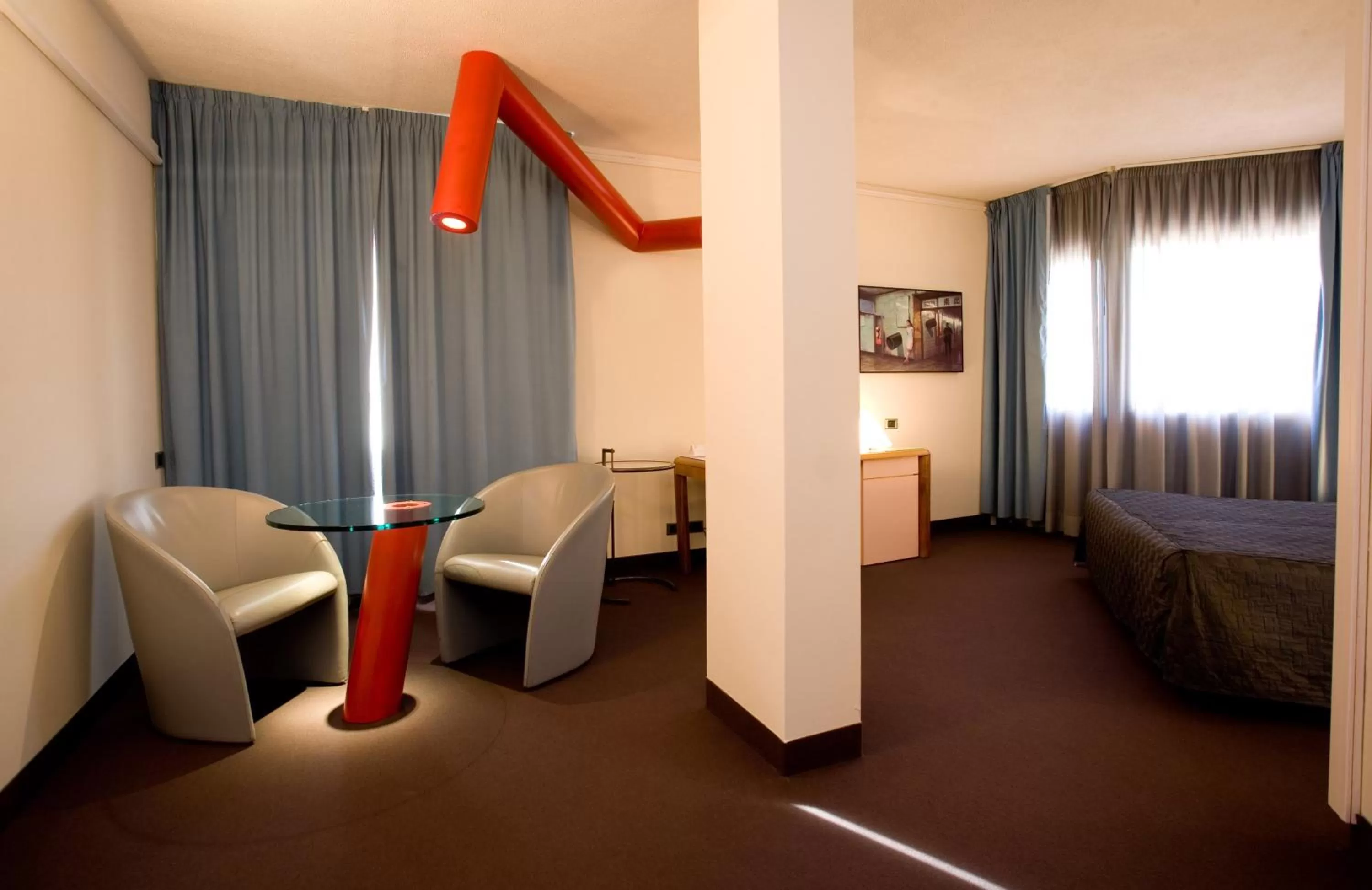 Decorative detail, Bed in Albornoz Palace Hotel