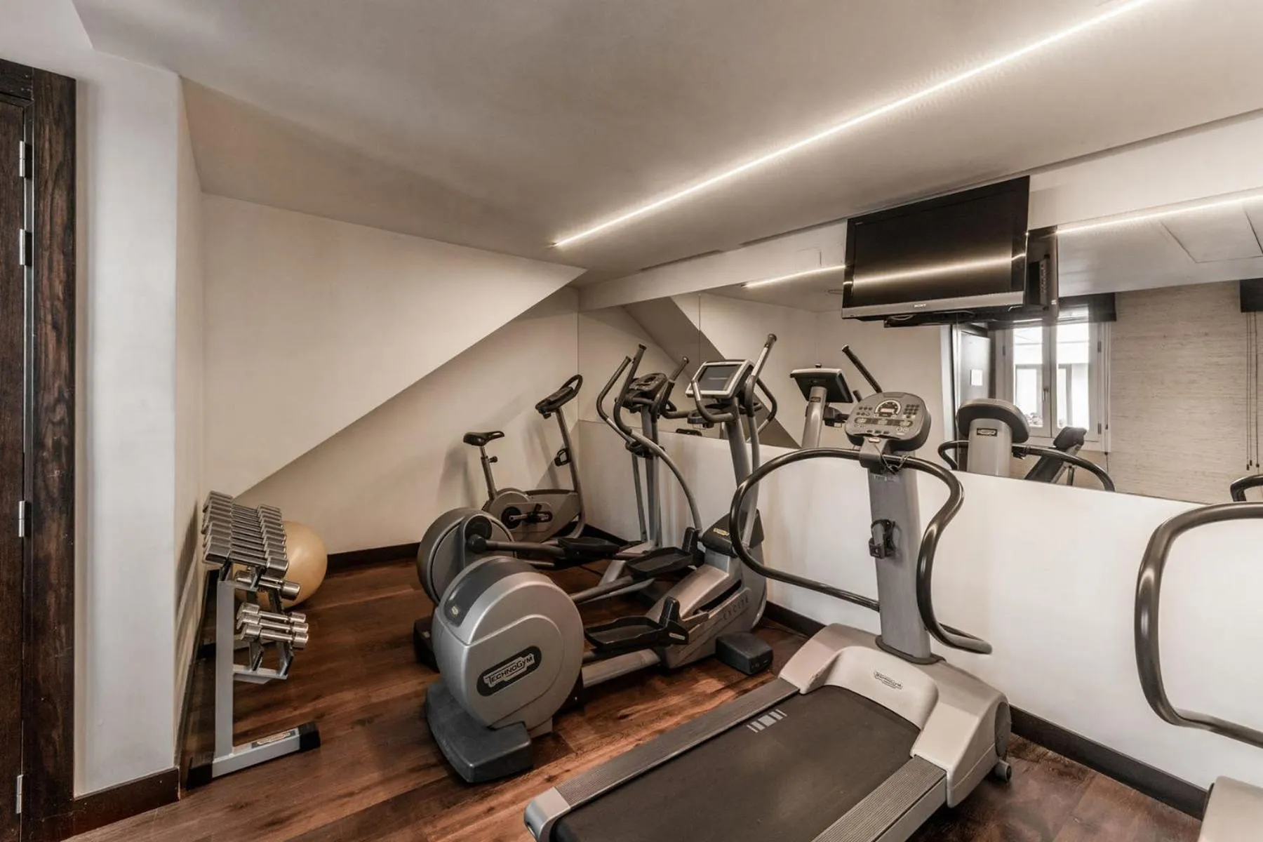Fitness centre/facilities in Hospes Puerta de Alcalá, a Member of Design Hotels