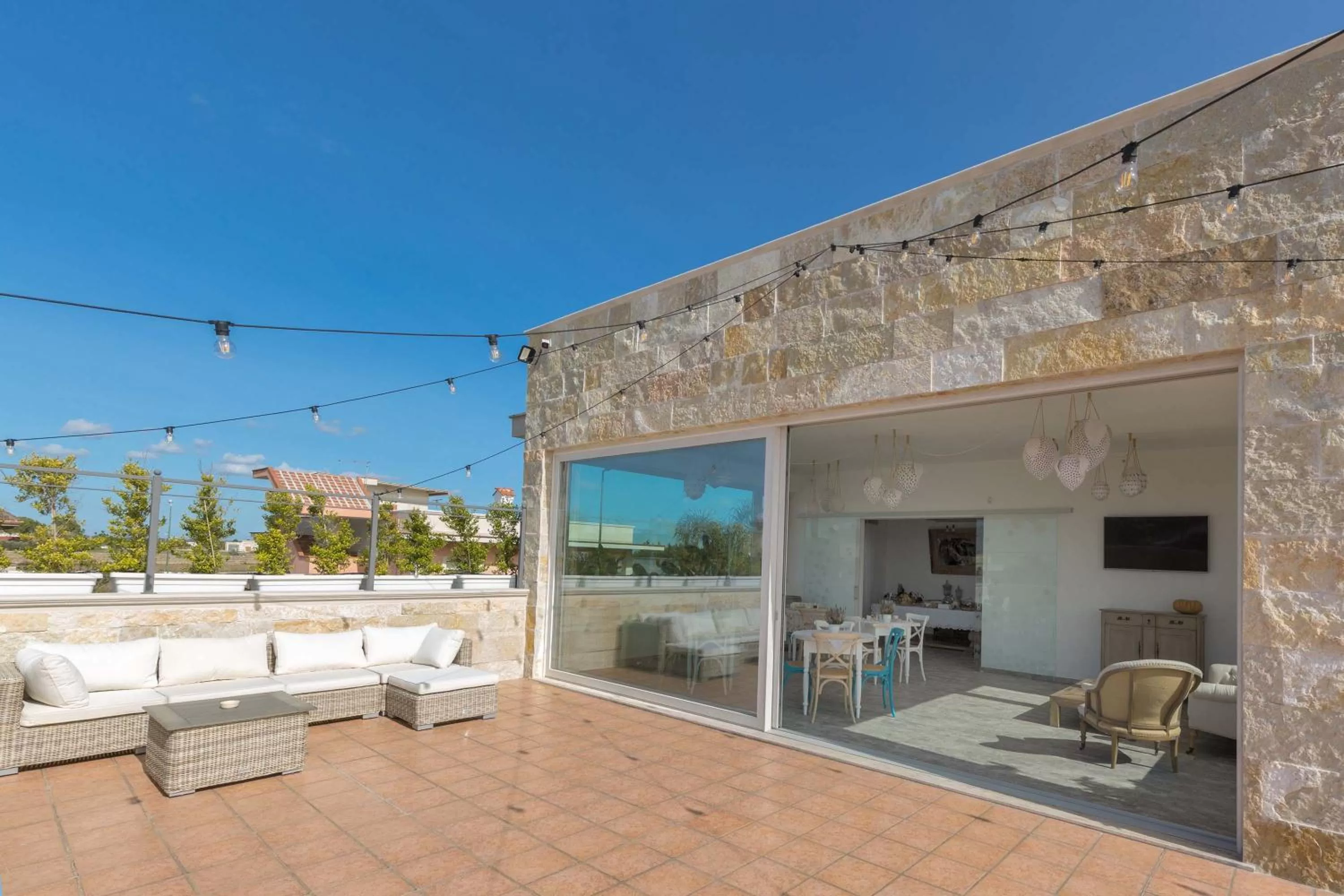 Patio in B&B Le Radici del Salento Luxury Rooms