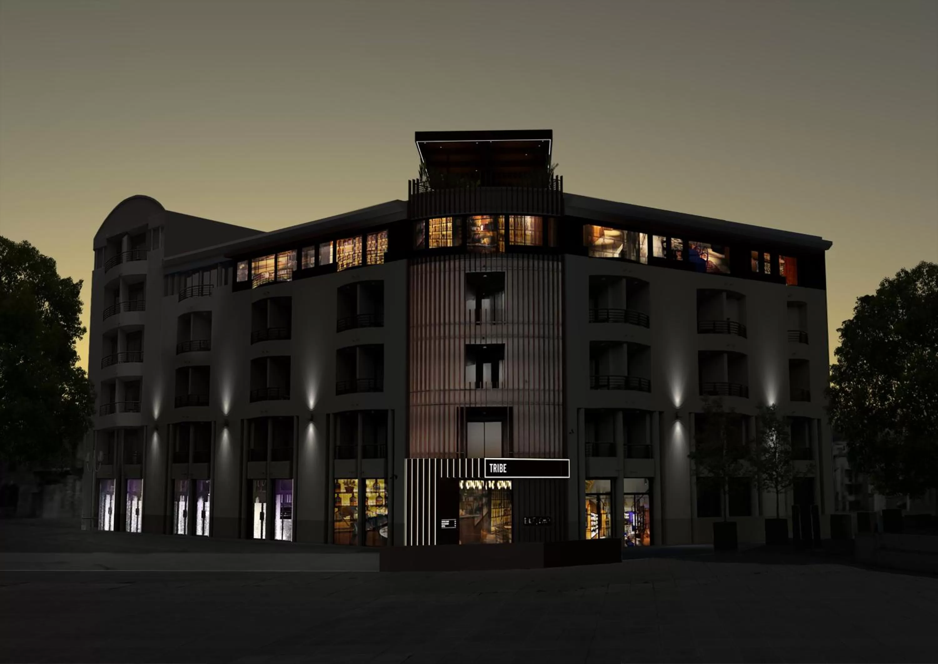 Property building in Tribe Carcassonne