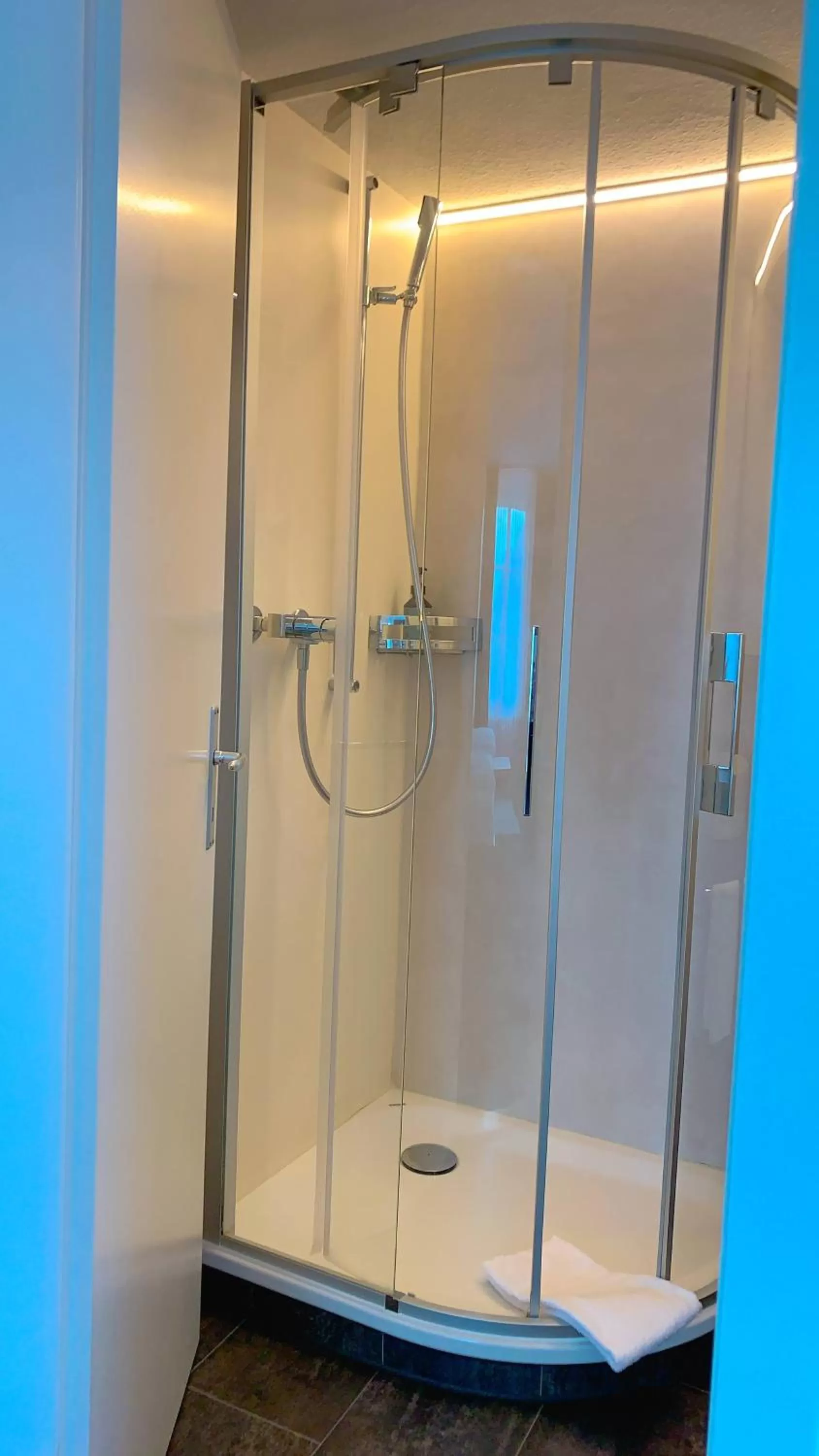 Shower, Bathroom in Hotel Friedheim