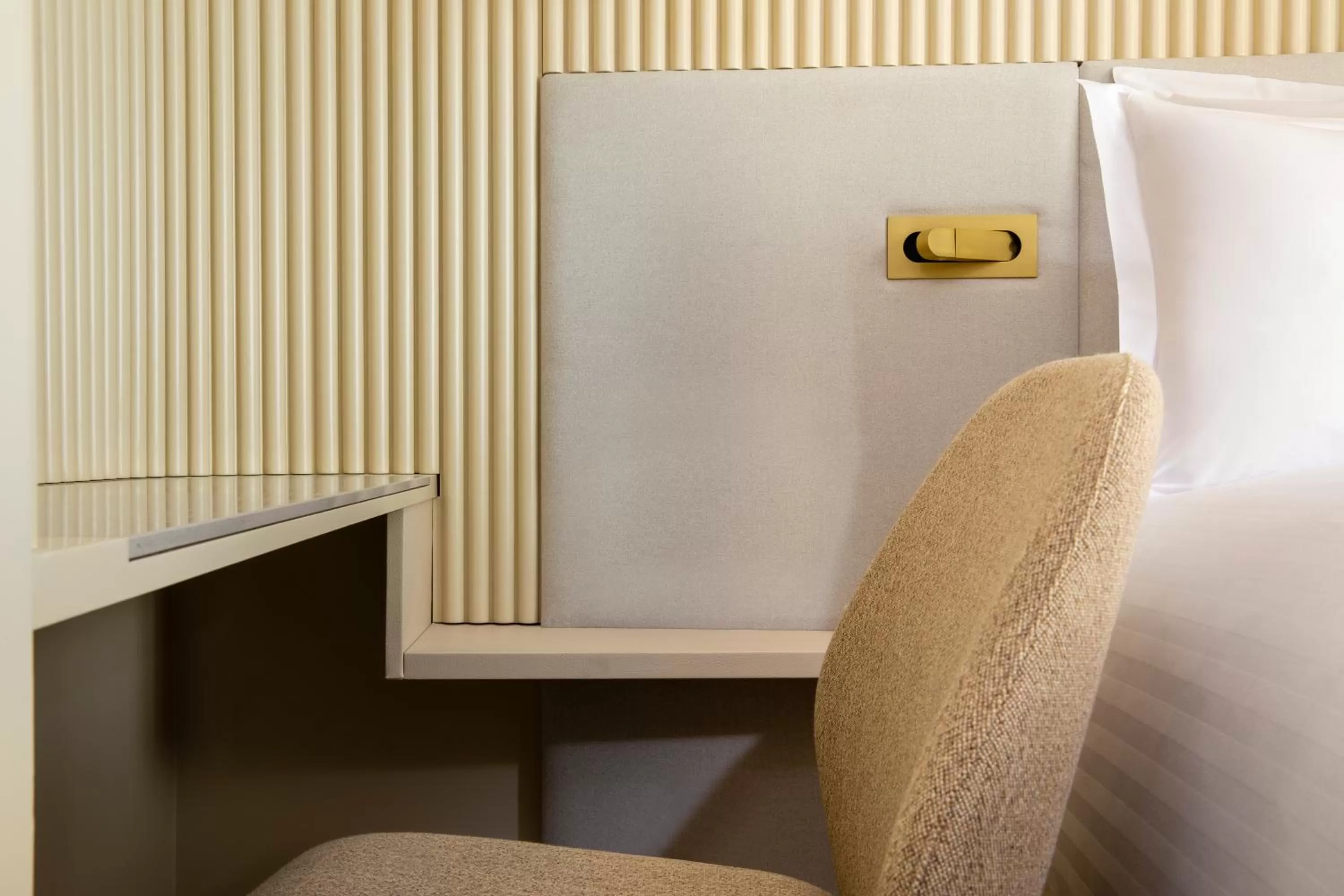 Bedroom in Hôtel Beige