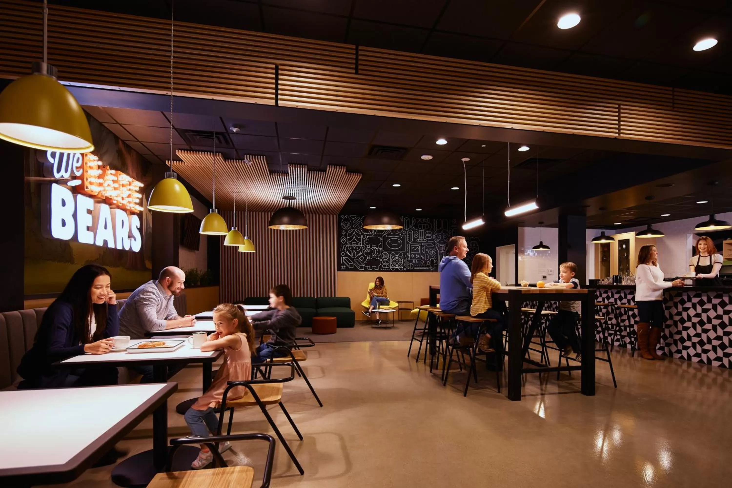 Restaurant/places to eat in Cartoon Network Hotel