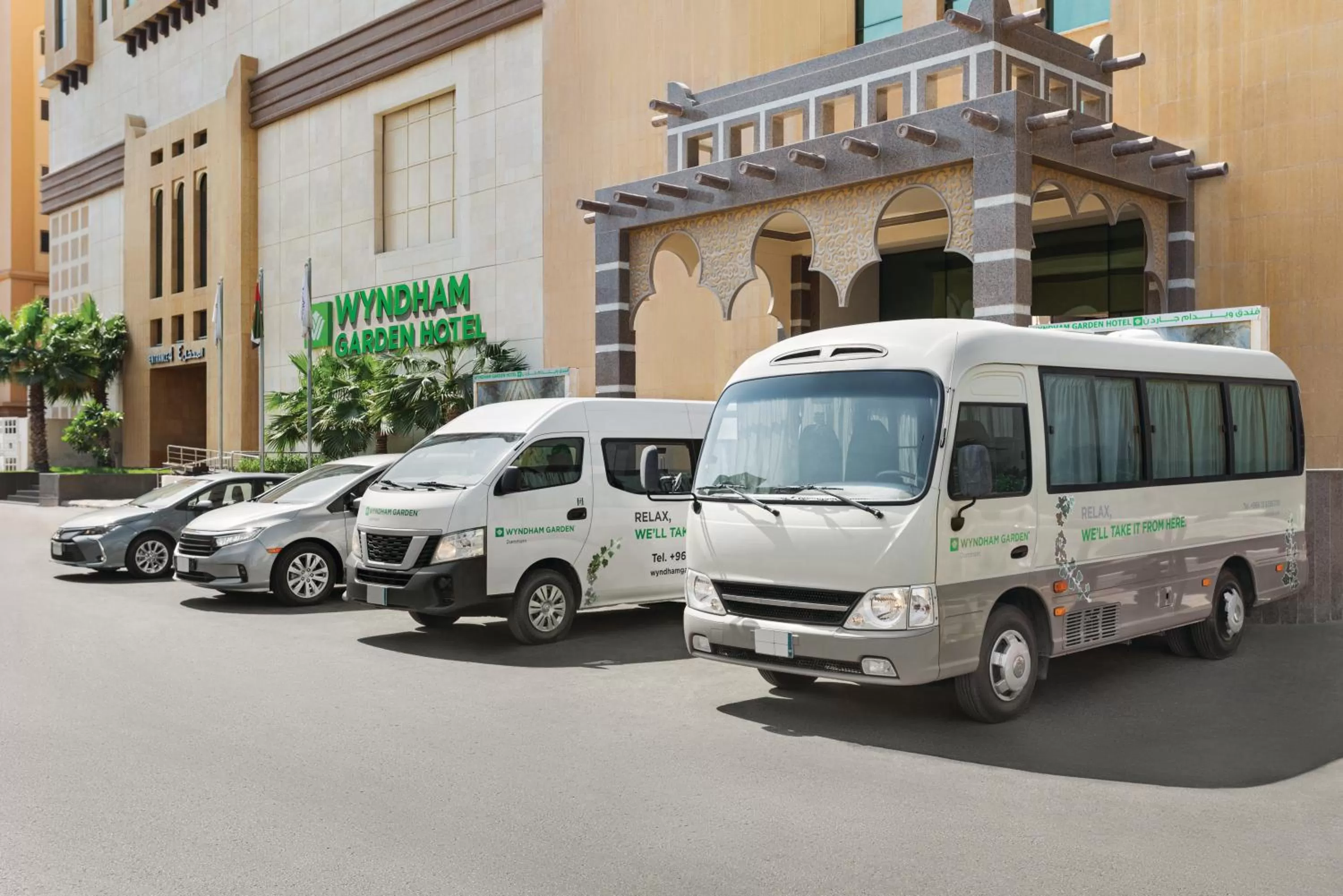 Parking in Wyndham Garden Dammam