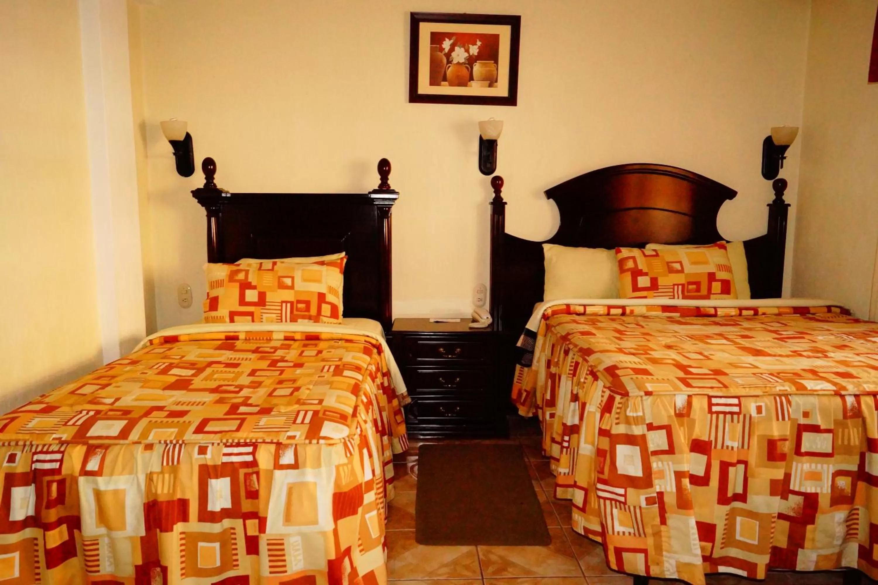 Bed in Hotel Las Americas