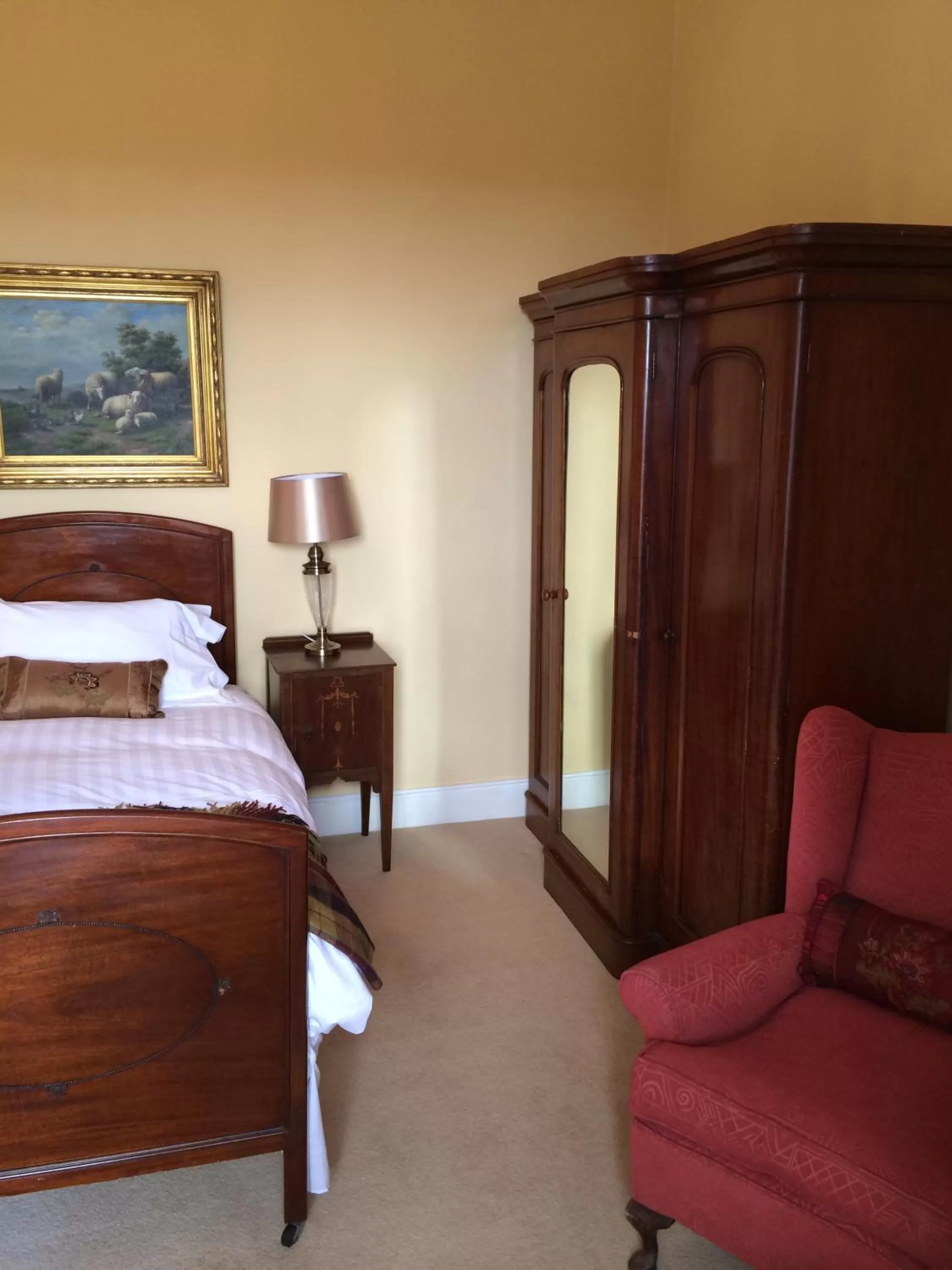 Bed in College Hill House