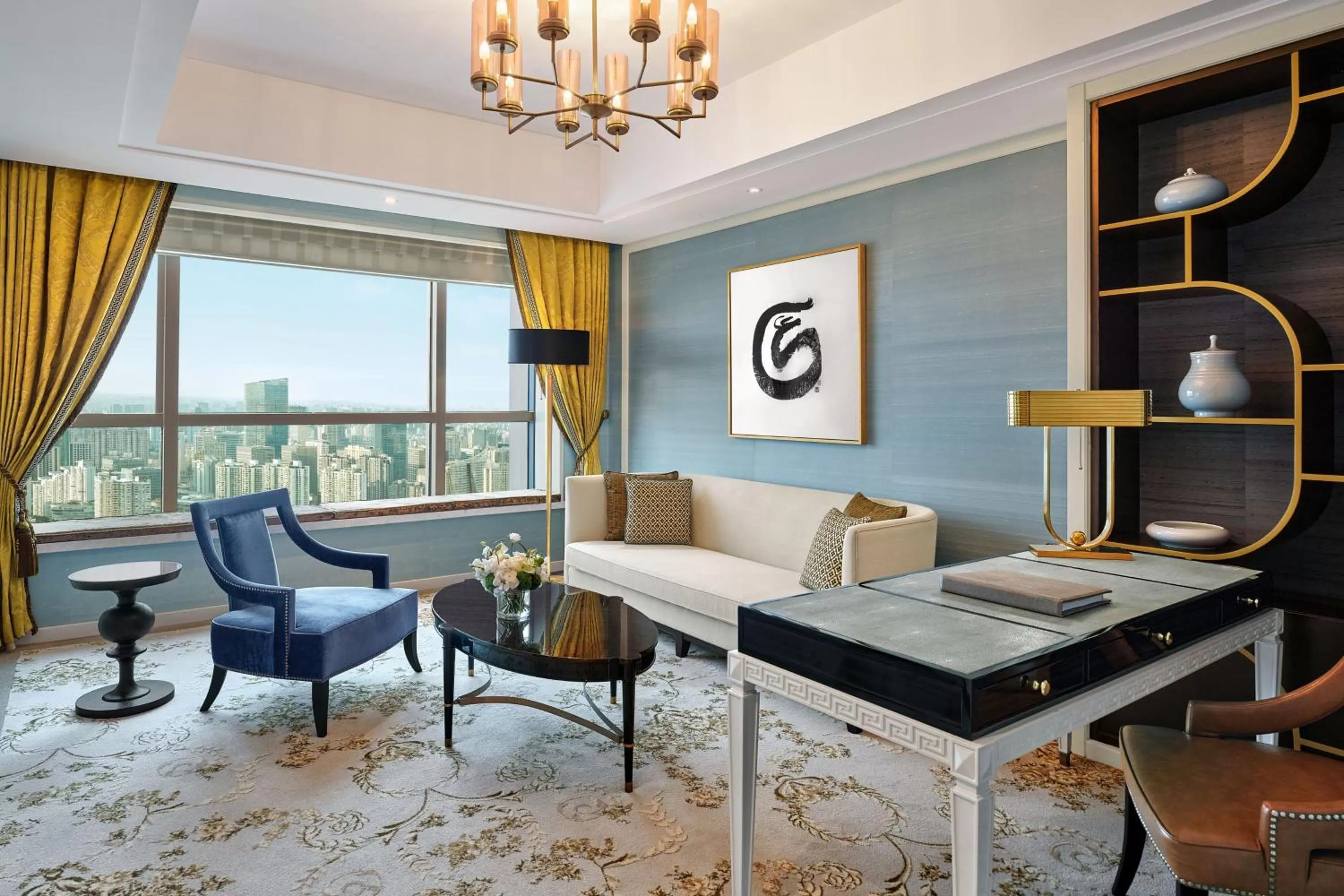 Living room in The St Regis Shanghai Jingan