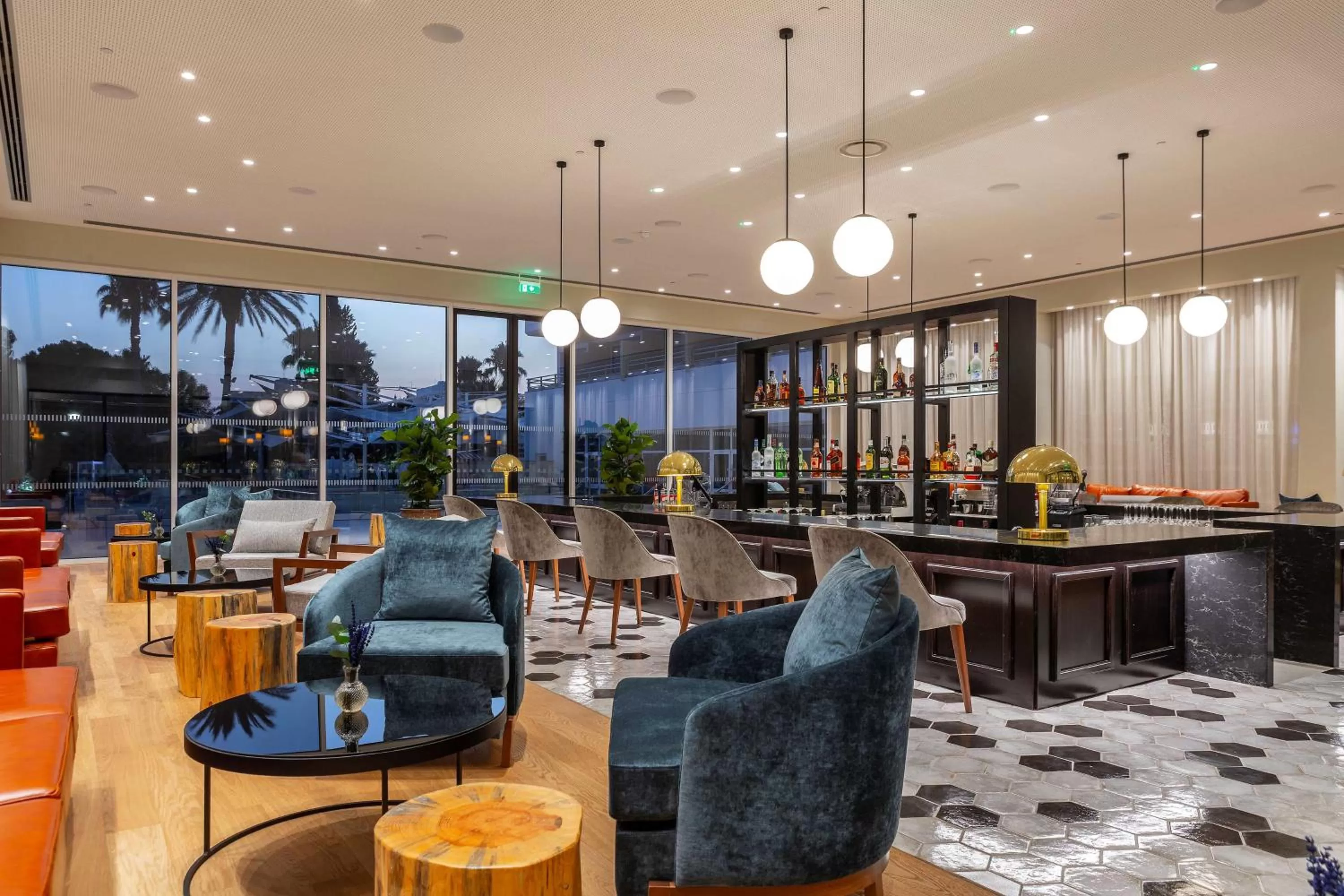 Lounge or bar in Hilton Nicosia