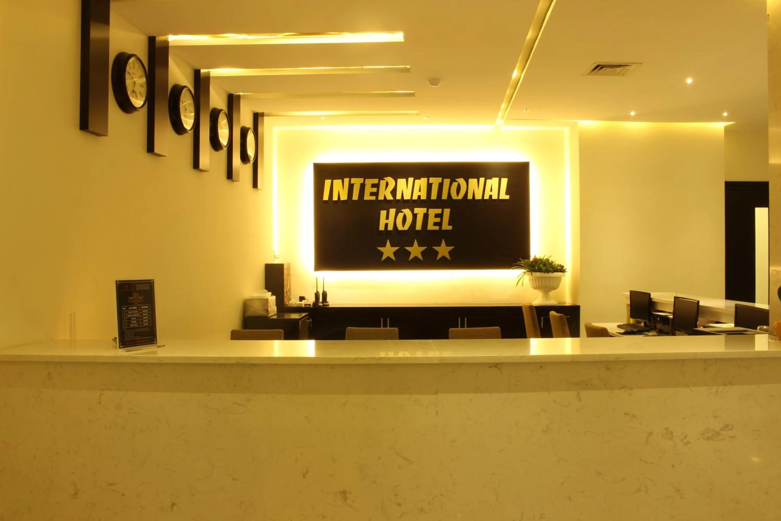 Lobby or reception in International Hotel