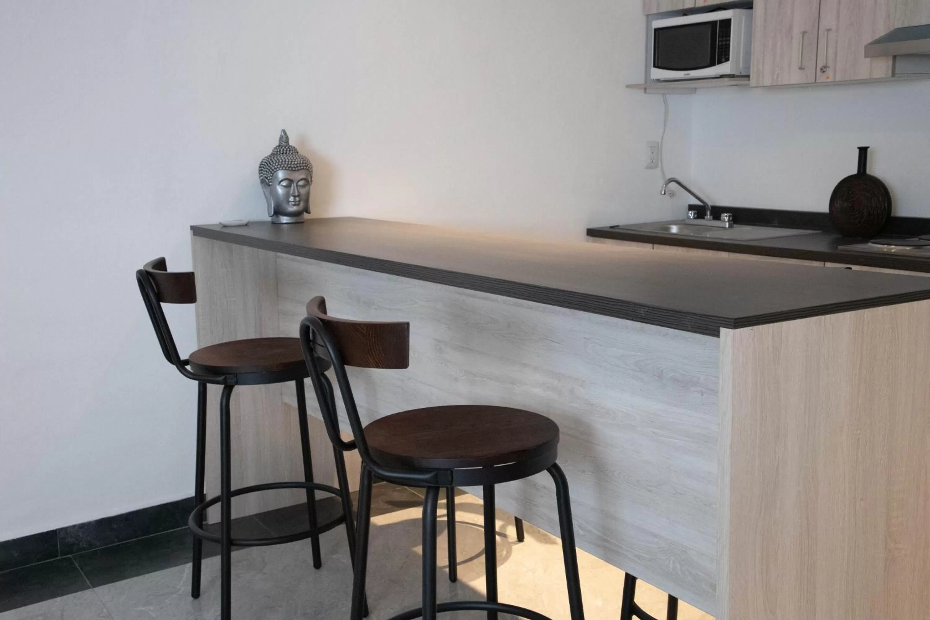 Kitchen or kitchenette, Kitchen/Kitchenette in Hotel Urban Cholula