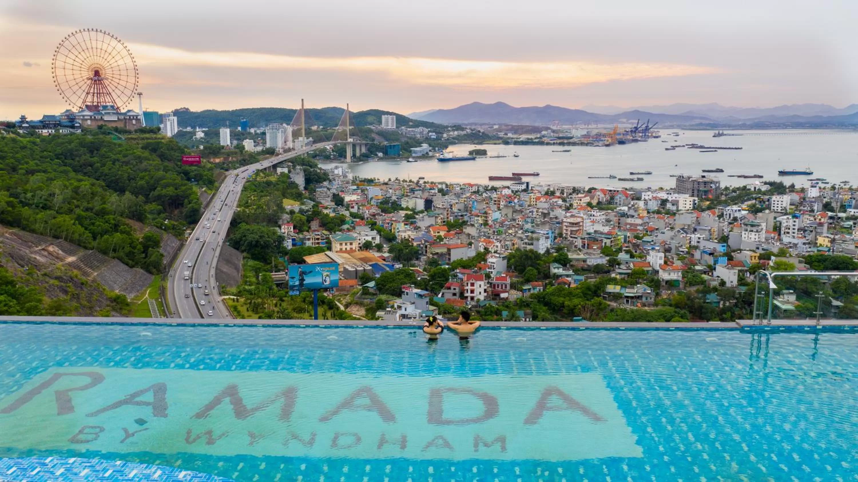 Pool view in Ramada Hotel & Suites by Wyndham Halong Bay View