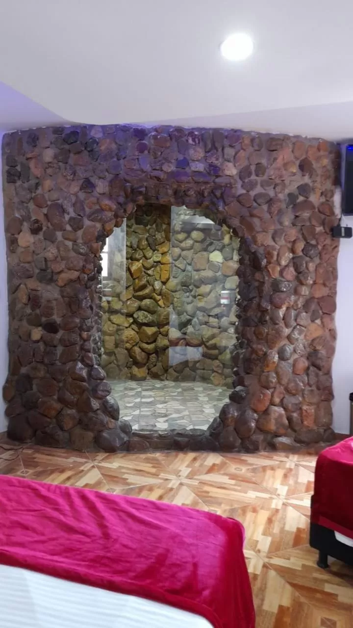 Bed in Eco-Hotel Villa Elina