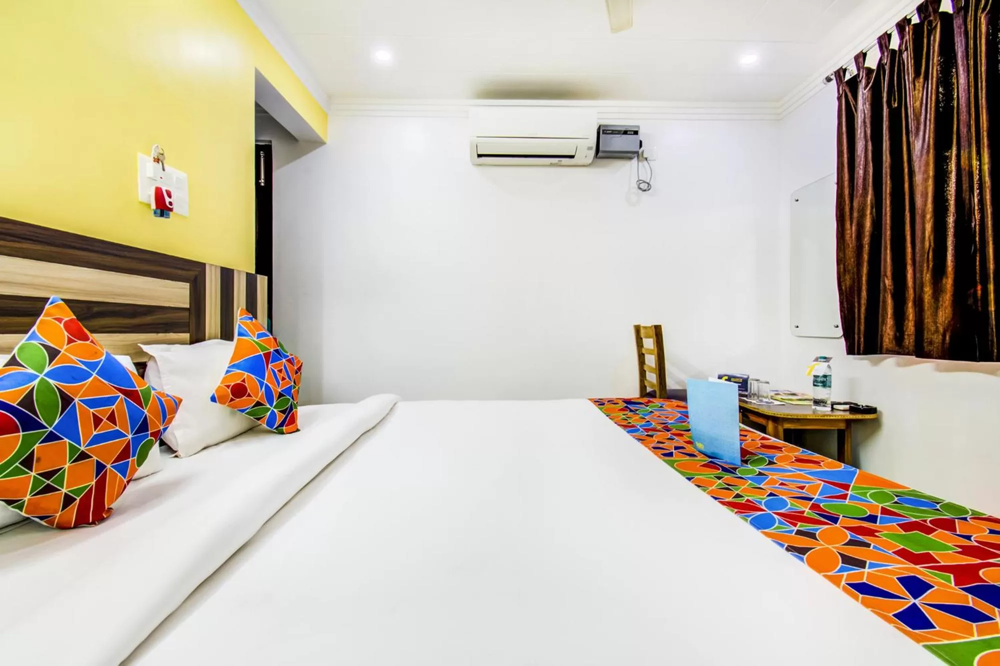 Bedroom, Bed in FabHotel Grand Sheela