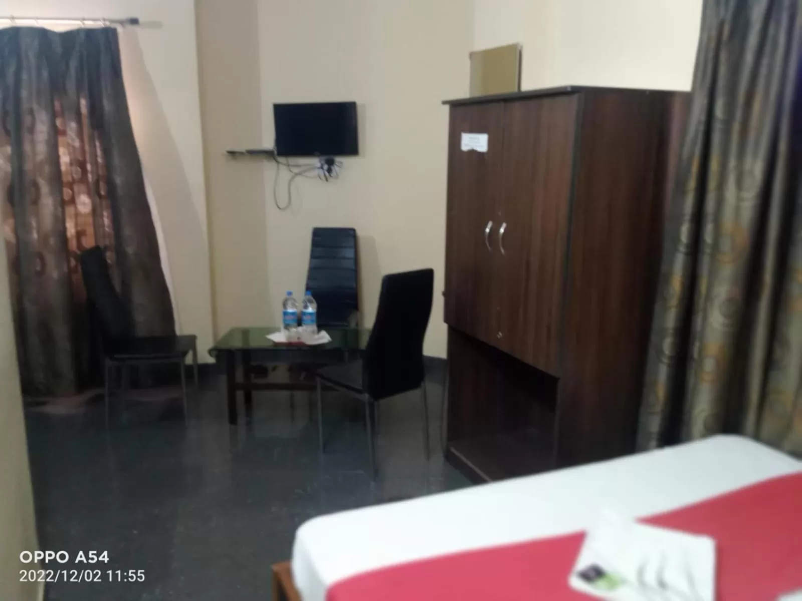 Bed in Skyline Lodge