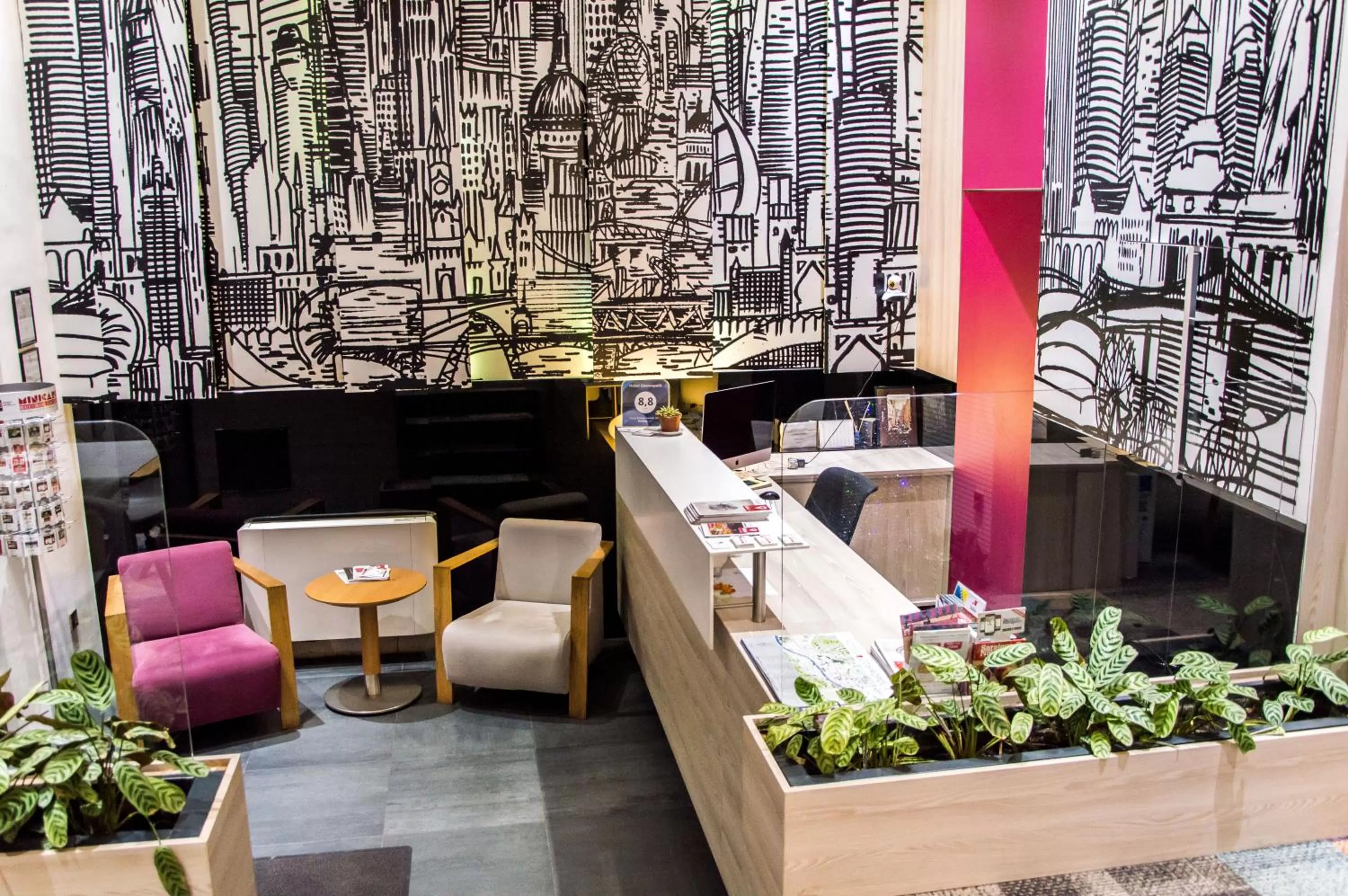 Lobby or reception in Hotel Cosmopolit