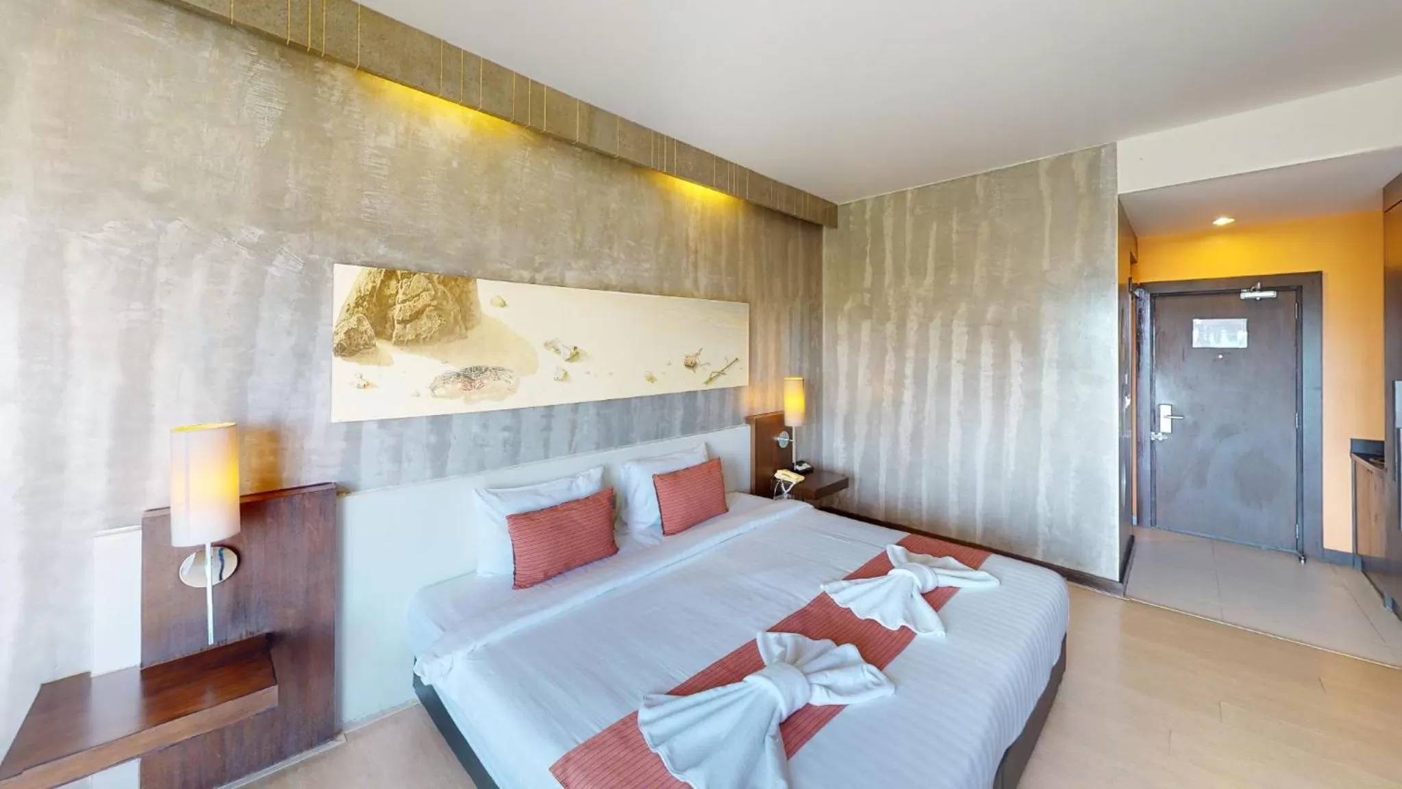 Bed in Silathip Huahin Serviced Apartment