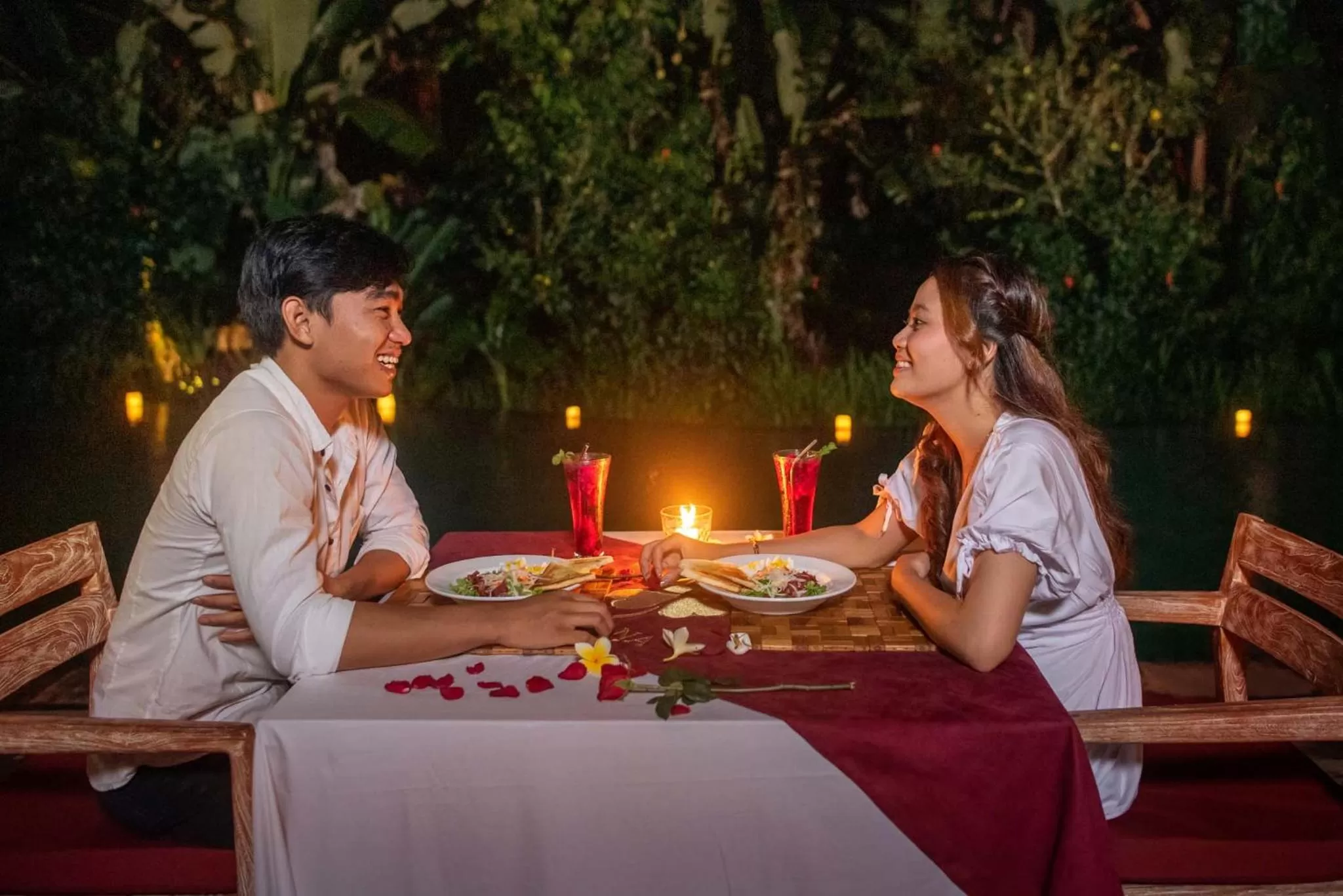 Dinner in The Kalyana Ubud Resort