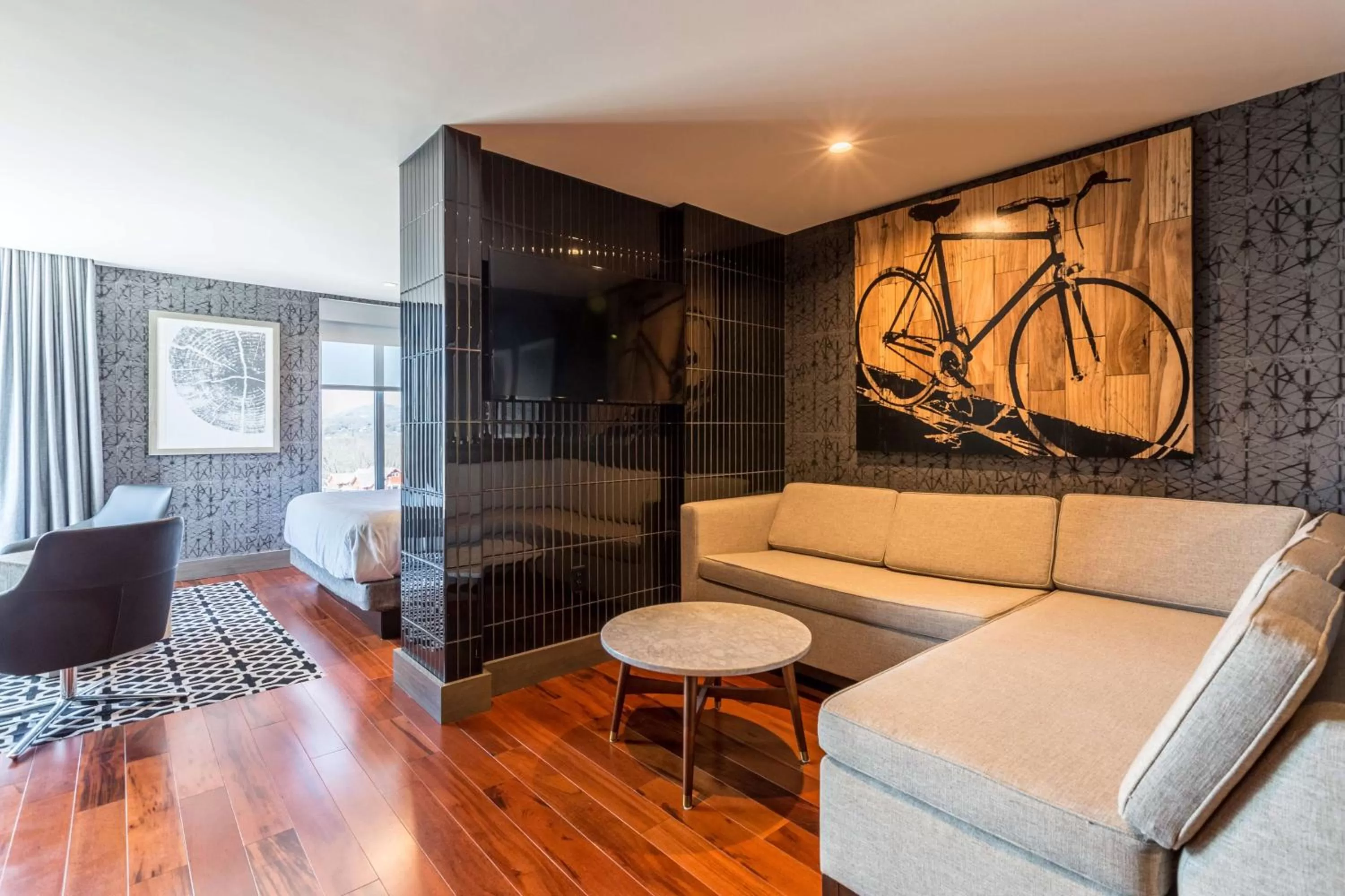 Living room in DoubleTree by Hilton Asheville Downtown