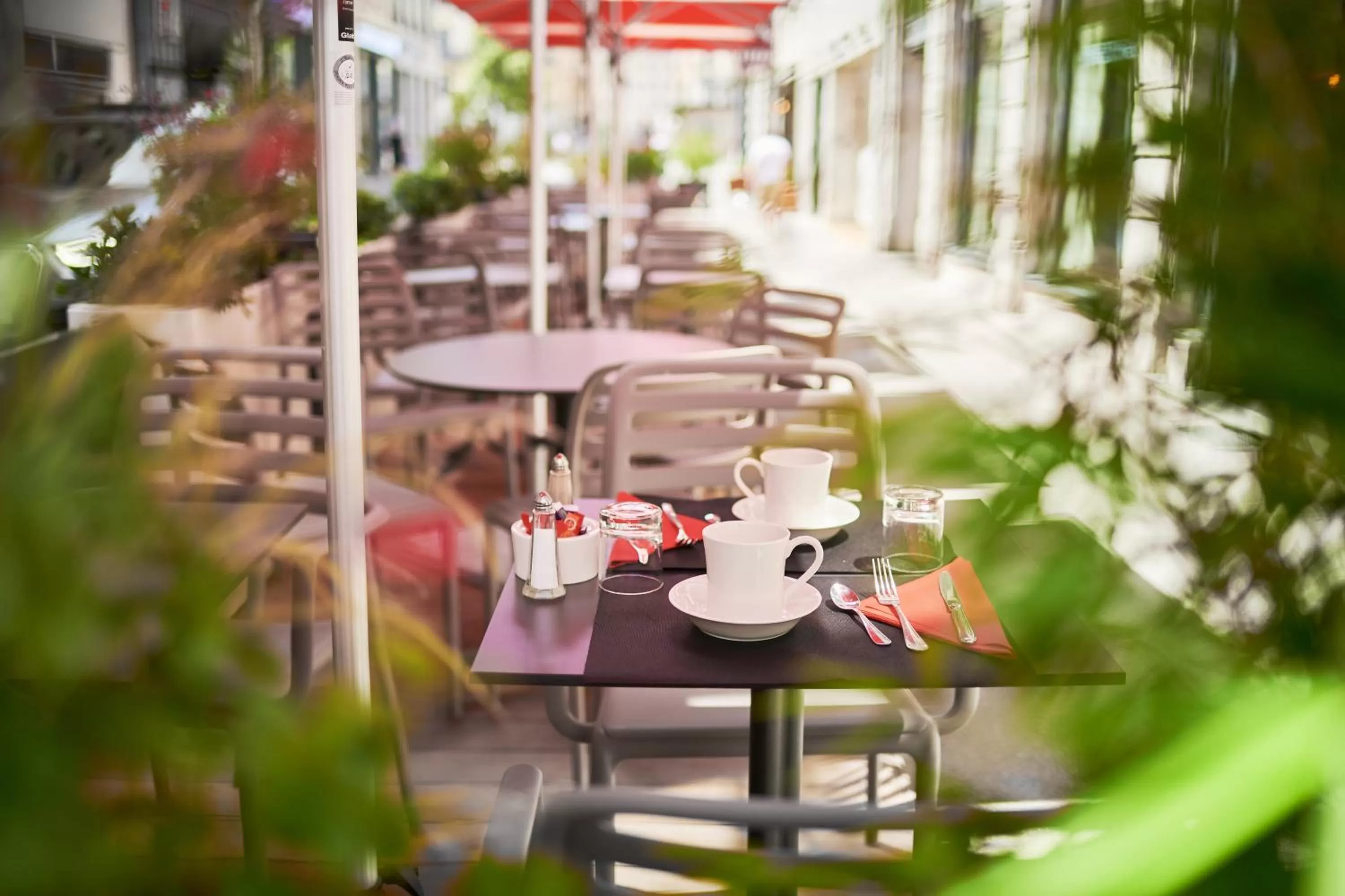 Patio in Mercure Lyon Centre Plaza République