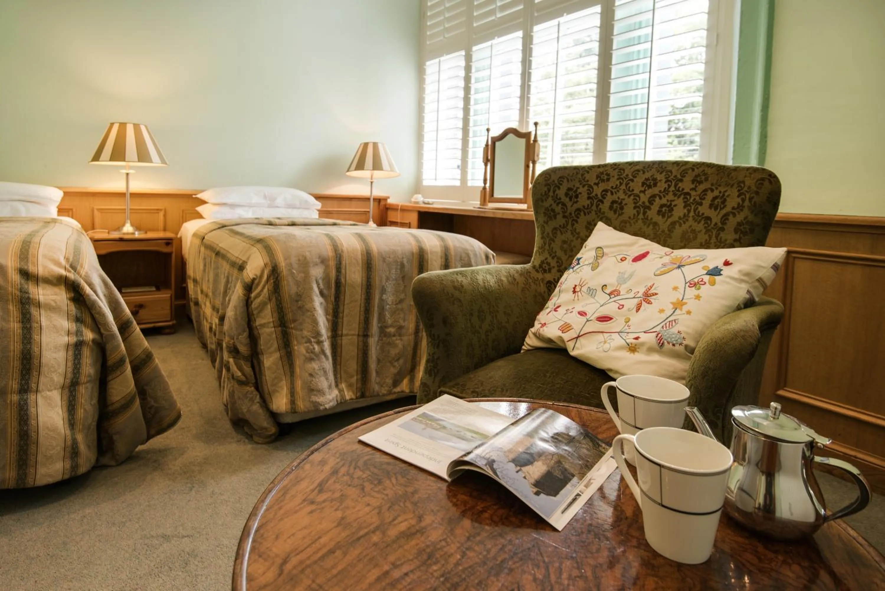 Decorative detail in Queenshead Hotel Kelso