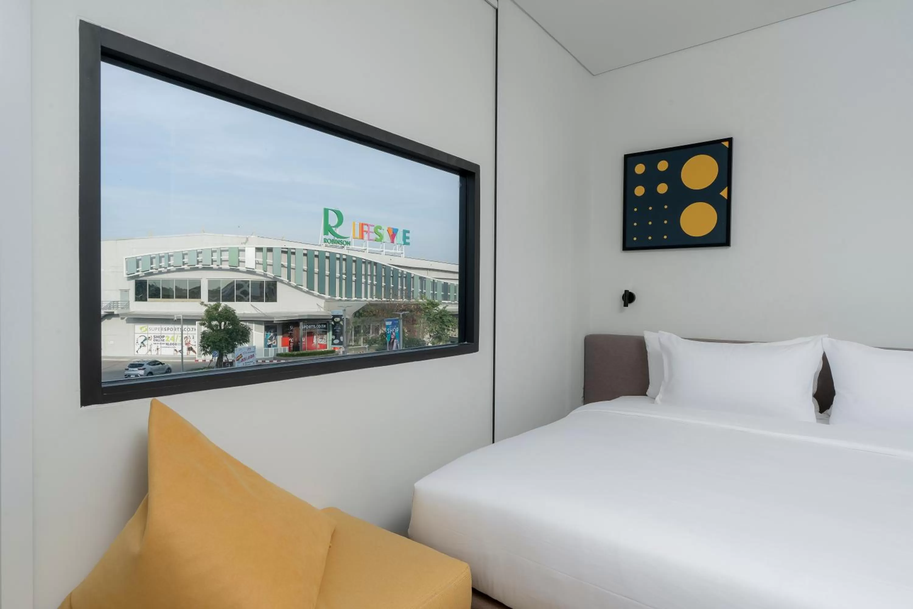 Bed in GO Hotel Bowin at Robinson Lifestyle Bowin