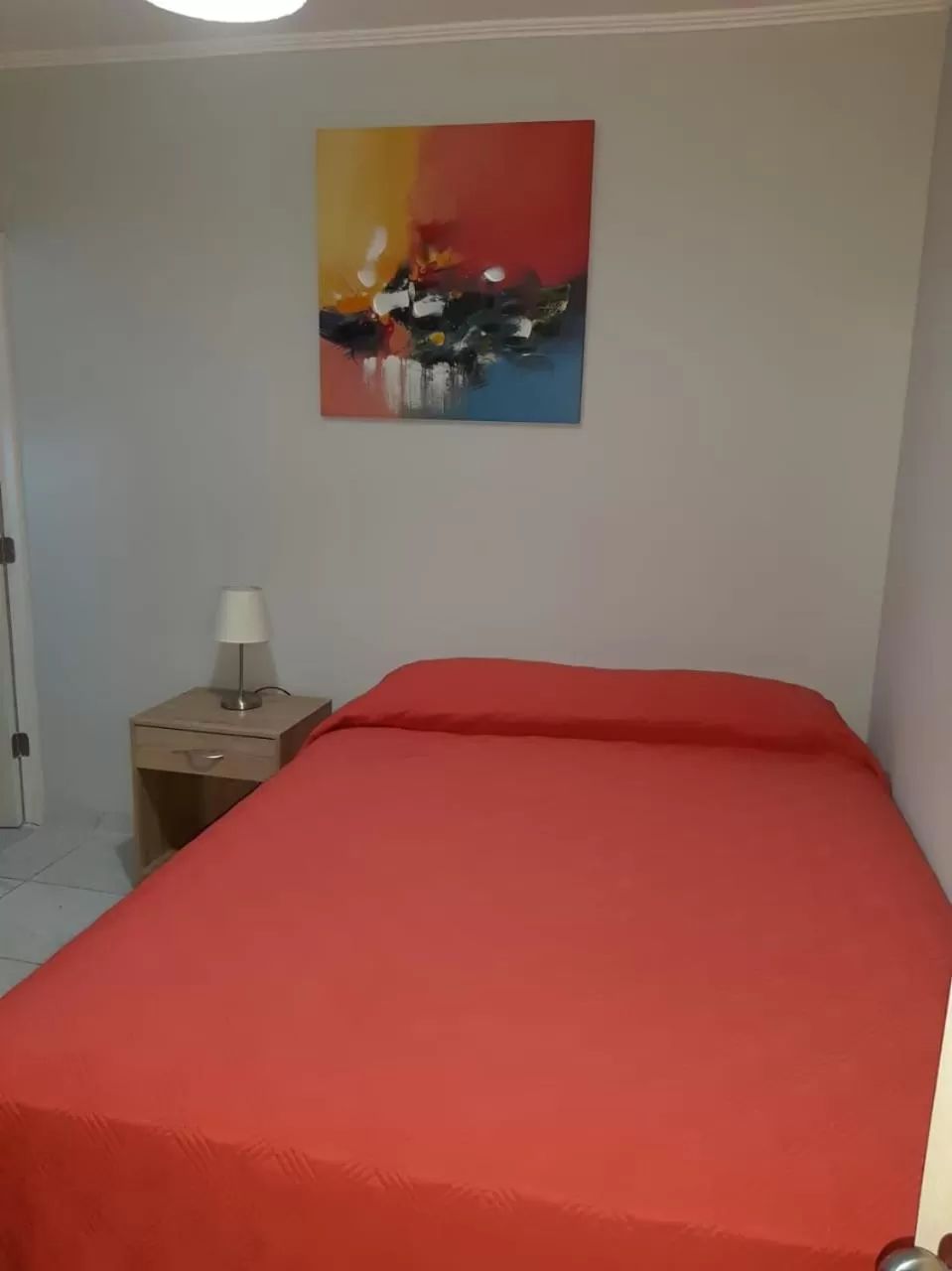 Bed in Hostal D' Silvia