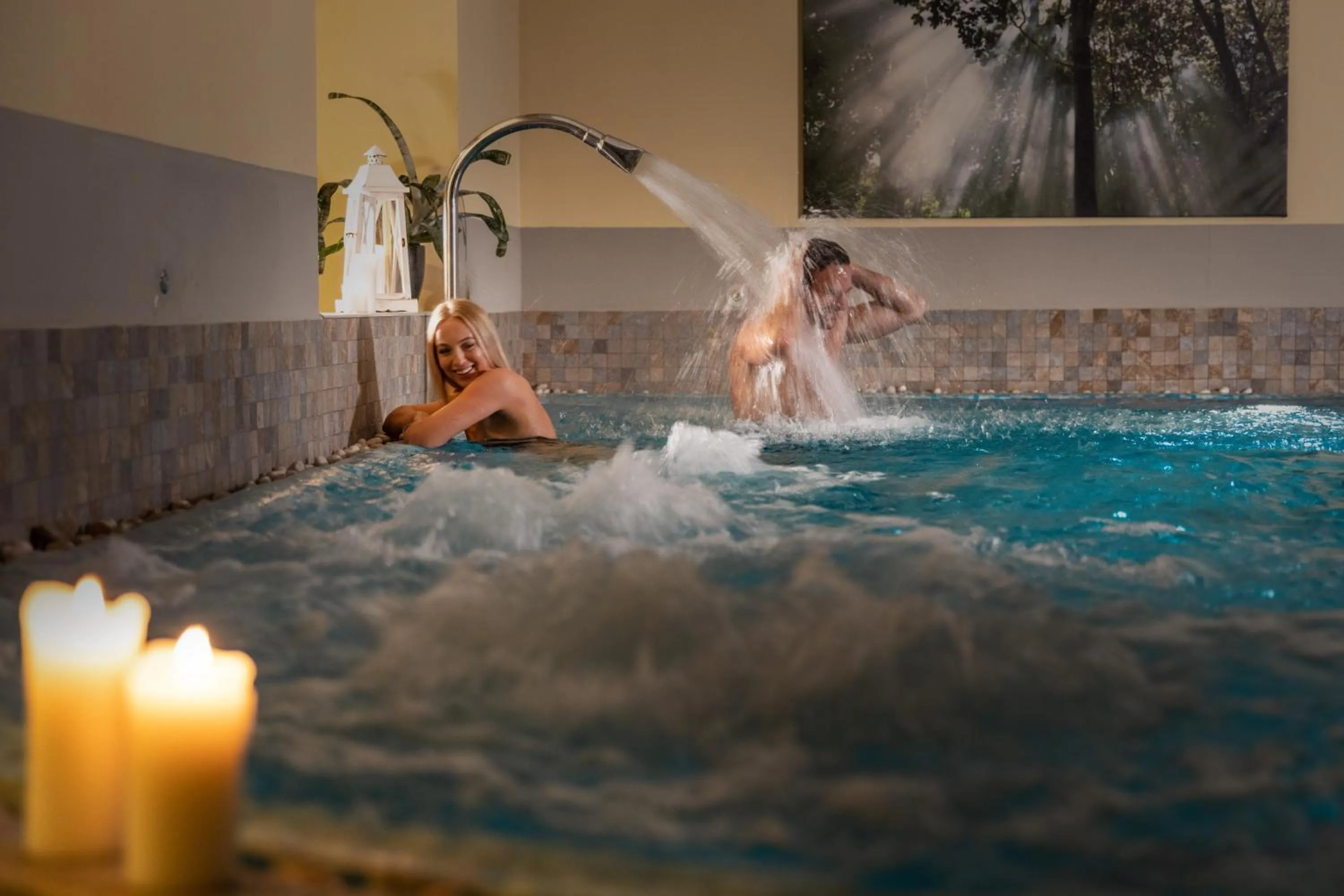 Hot Tub in Natur Resort Panorama