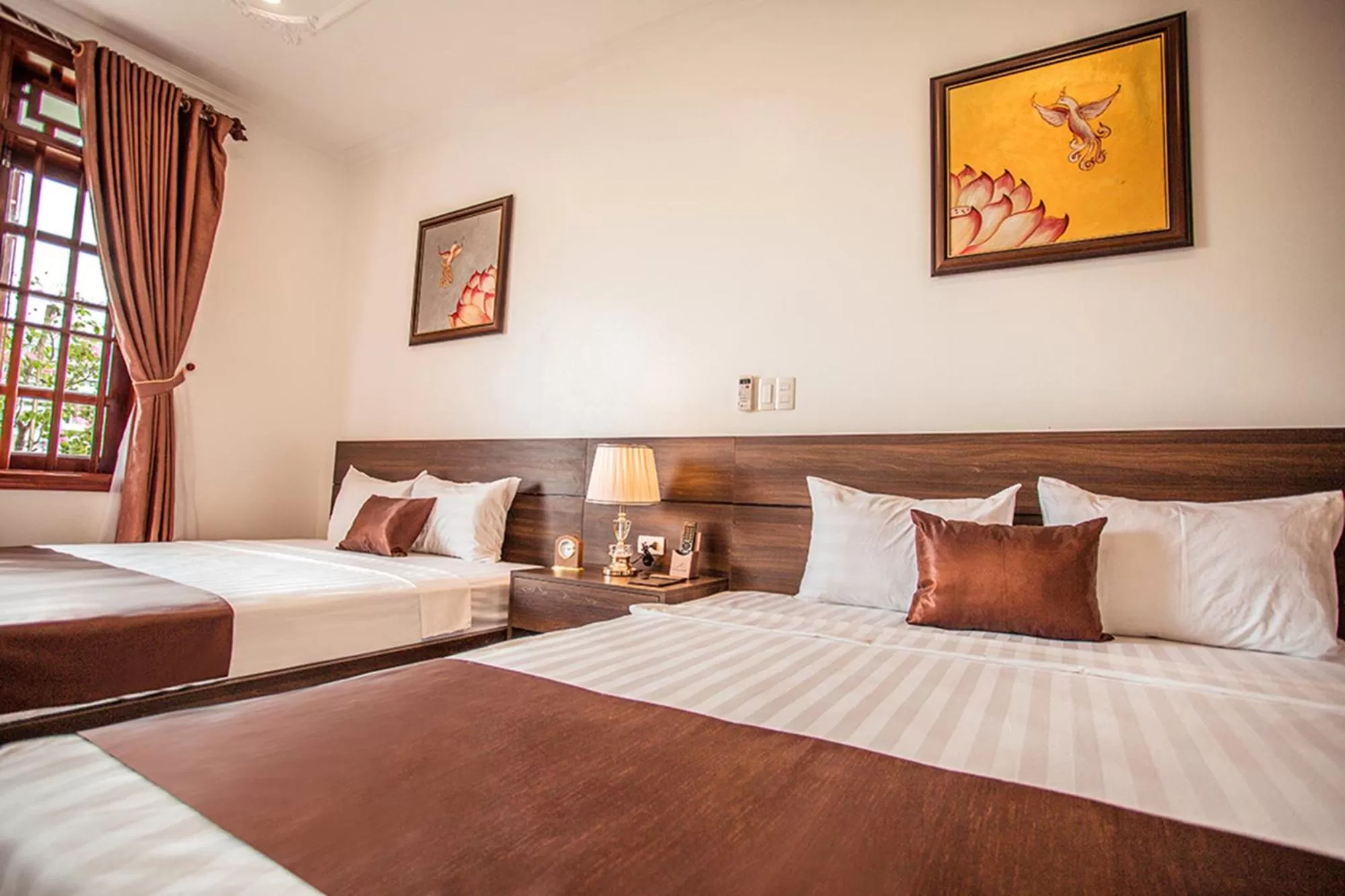 Bed in Salina Hotel Ninh Binh