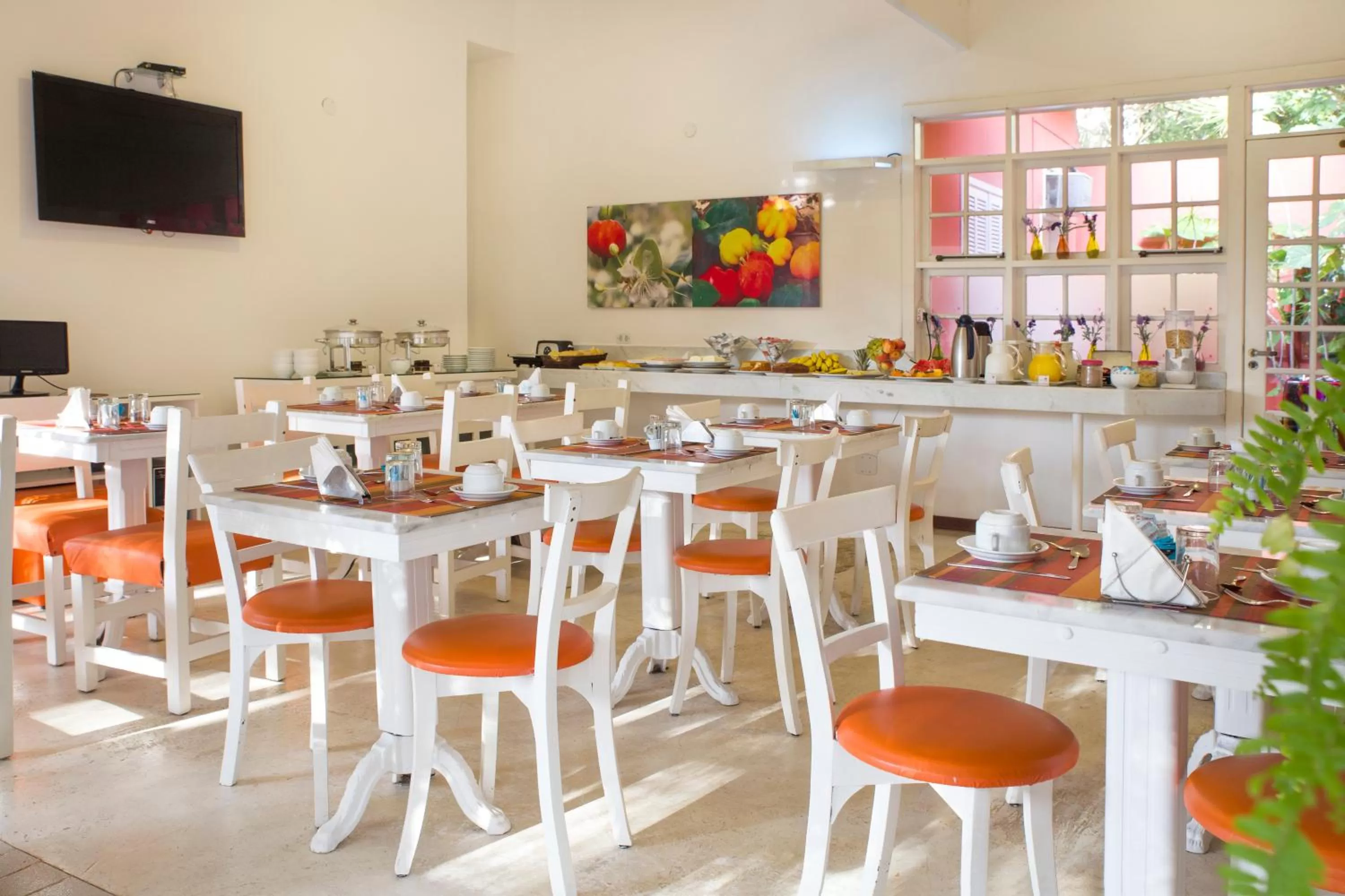 Dining area in Pousada Vila Pitanga