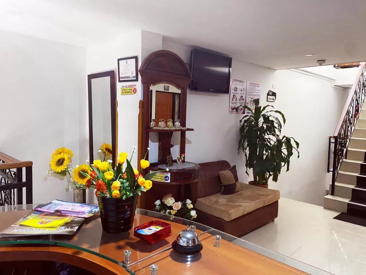 Coffee/tea facilities in Hotel Mirador de Santa Bárbara