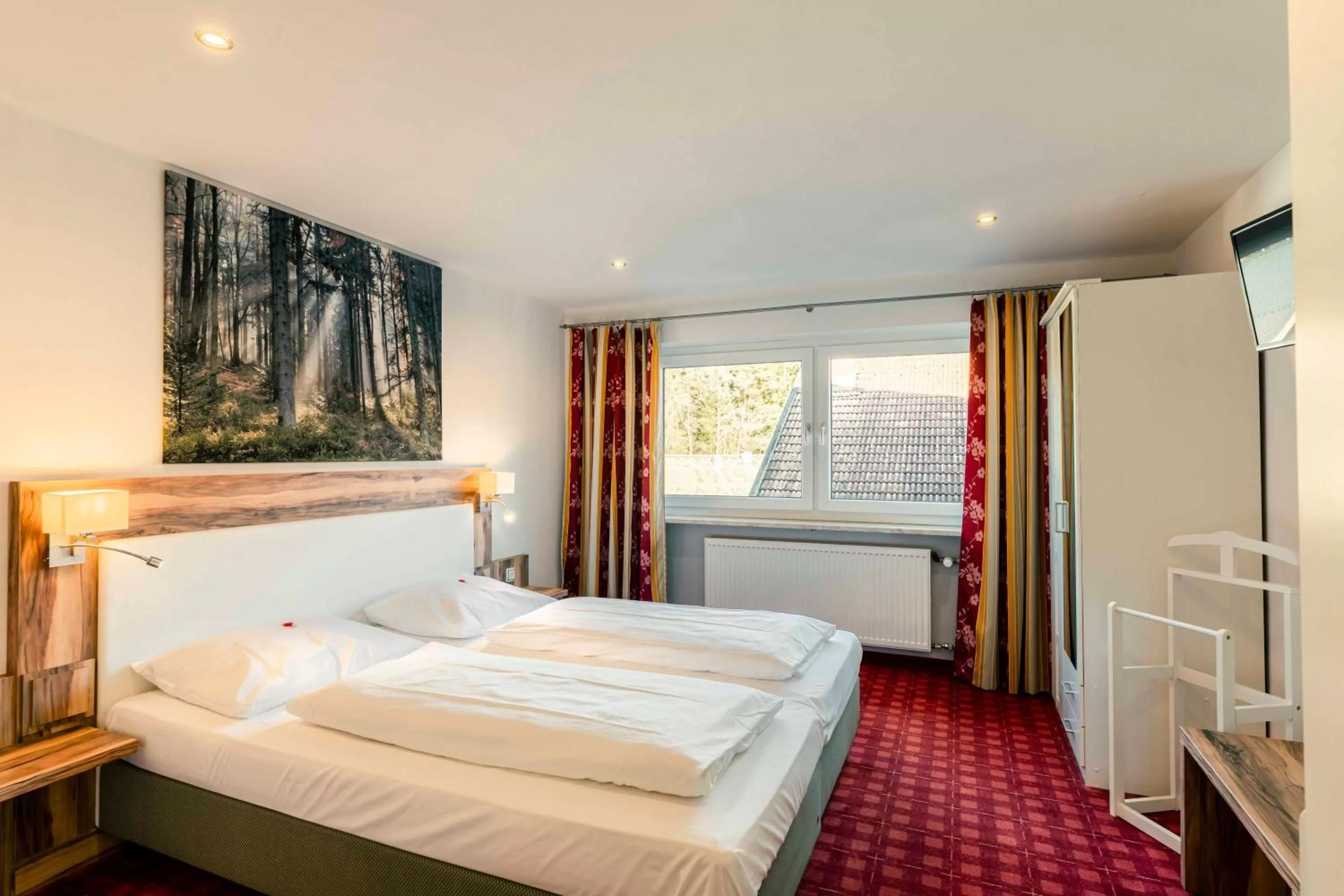 Bed in Landhotel GrünWies -Bonsai-Wellness Garni