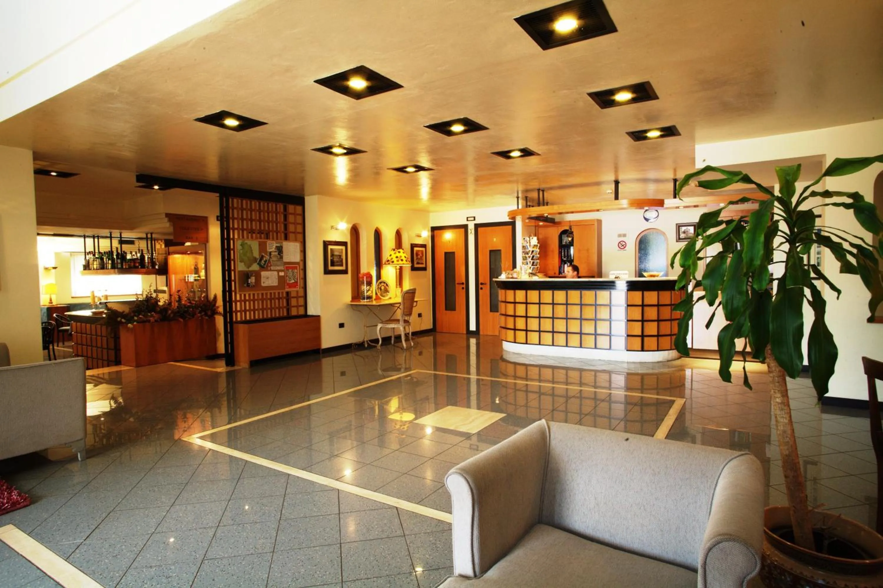 Lobby or reception in Hotel Cristallo di La Rosetta Srl