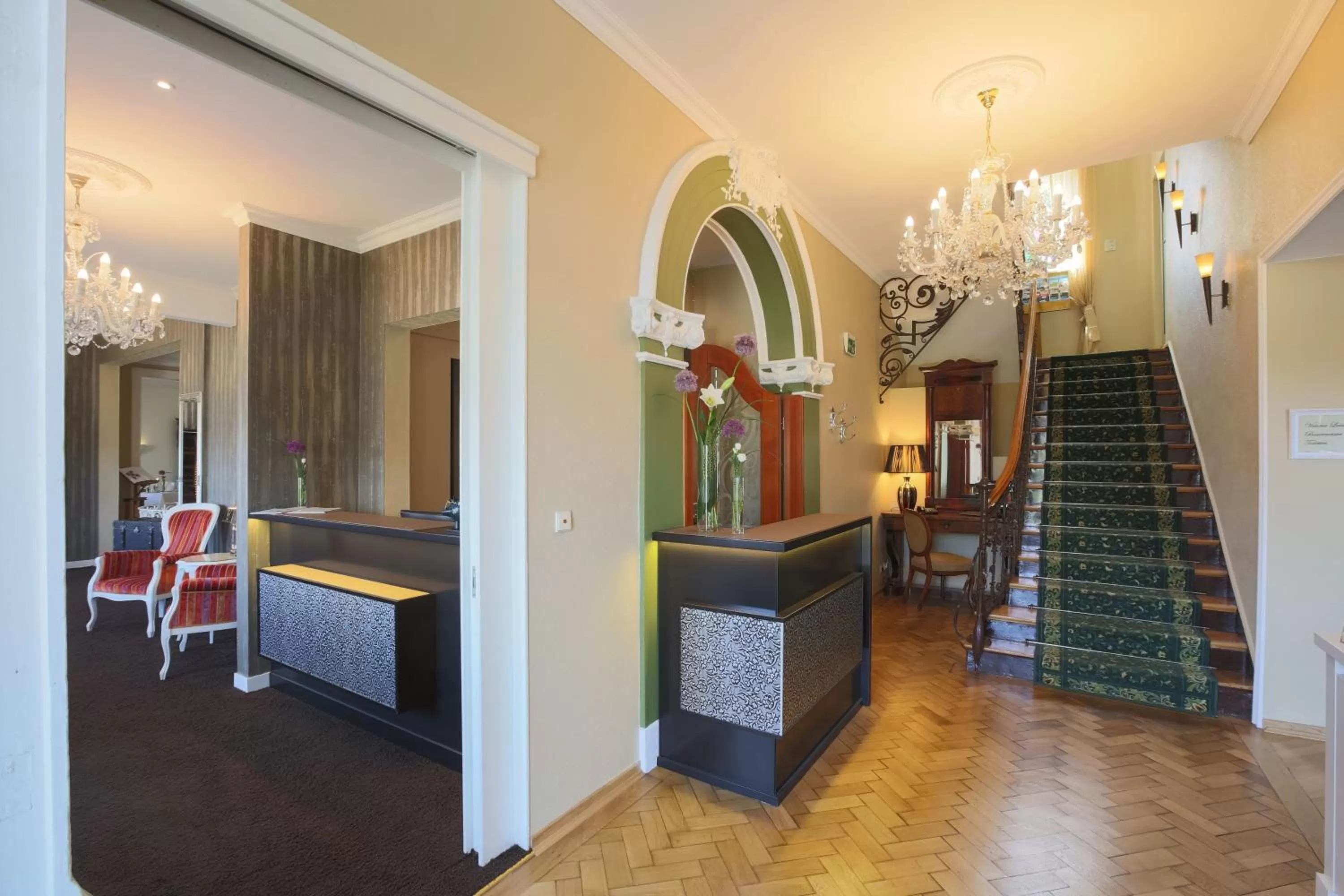 Decorative detail in Parkhotel Bilm im Glück am Stadtrand Hannovers