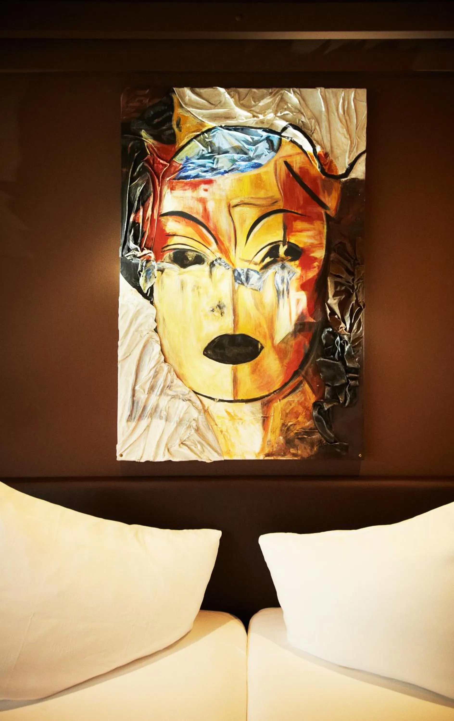 Bed in Hotel Saalbacher Hof