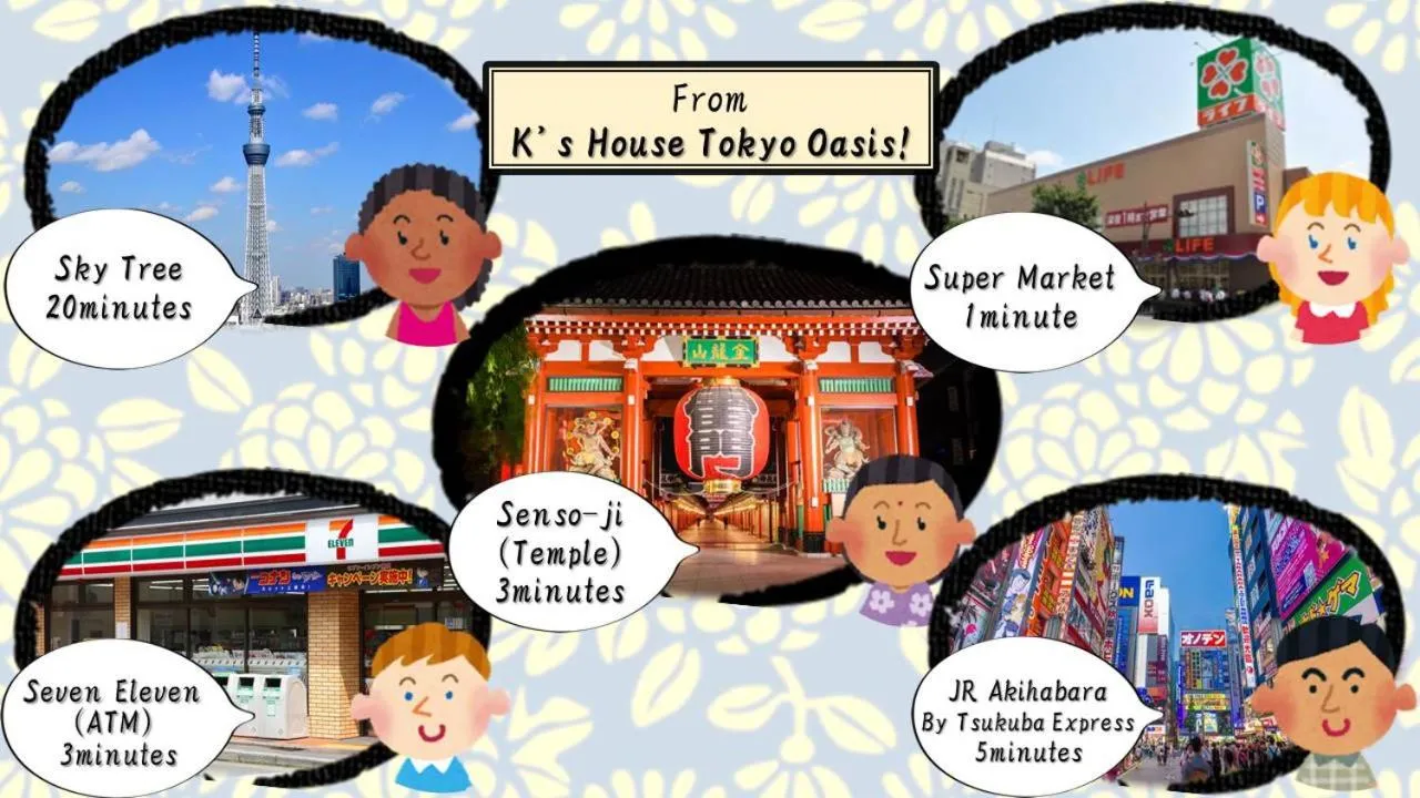 K's House Tokyo Oasis - Quality Hostel in Asakusa