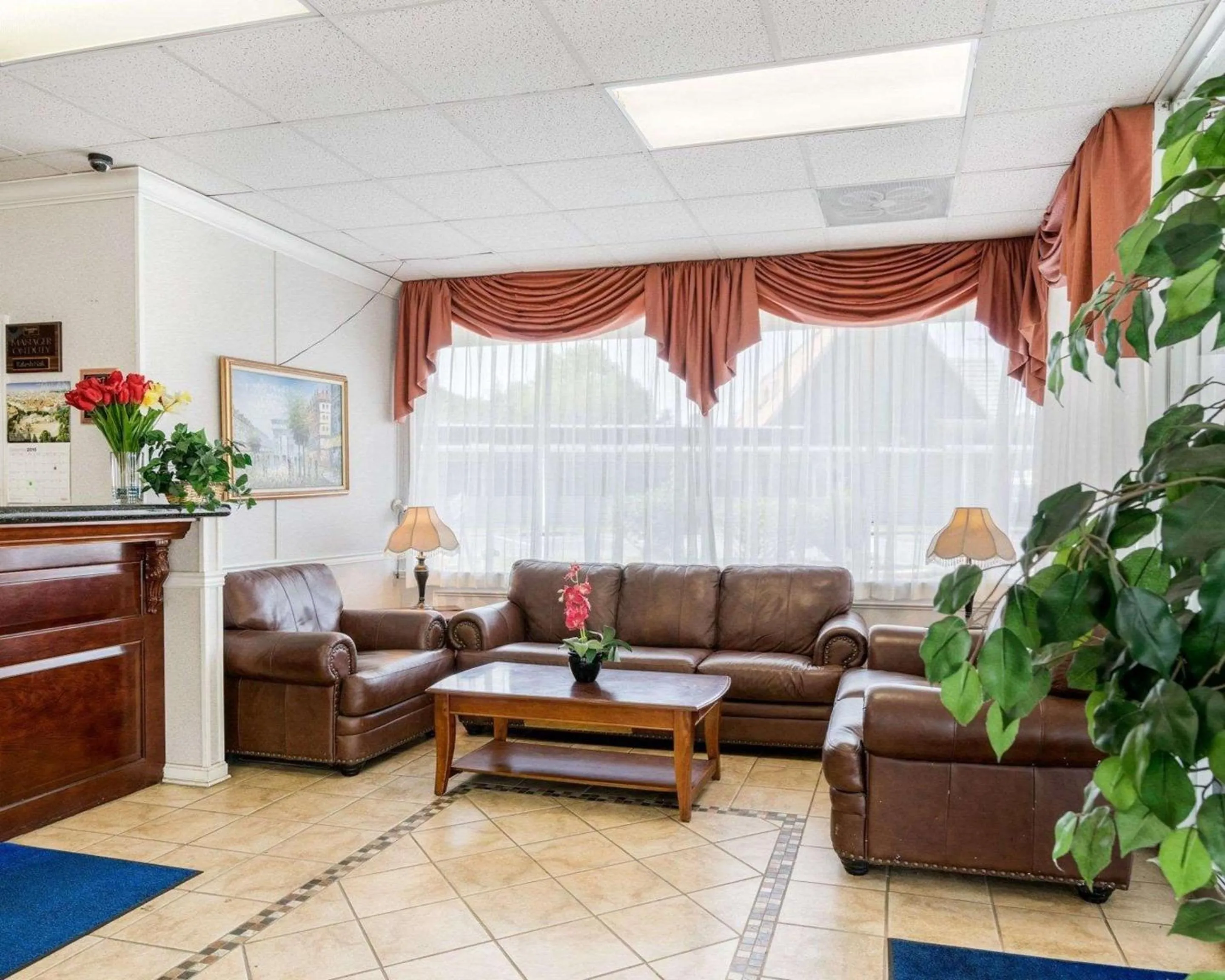 Lobby or reception in Rodeway Inn Newark