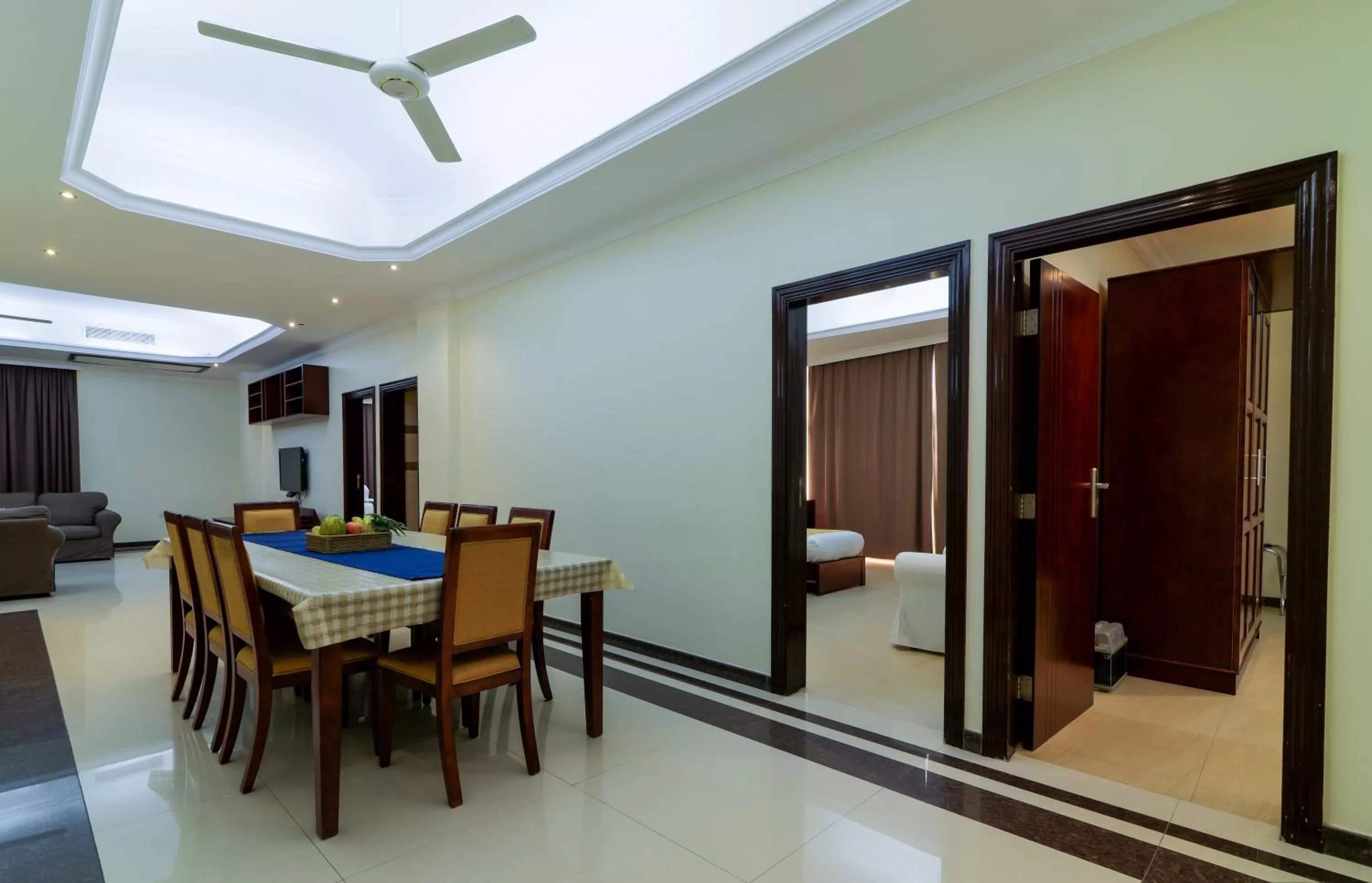 Dining area in Tanzanite Executive Suites