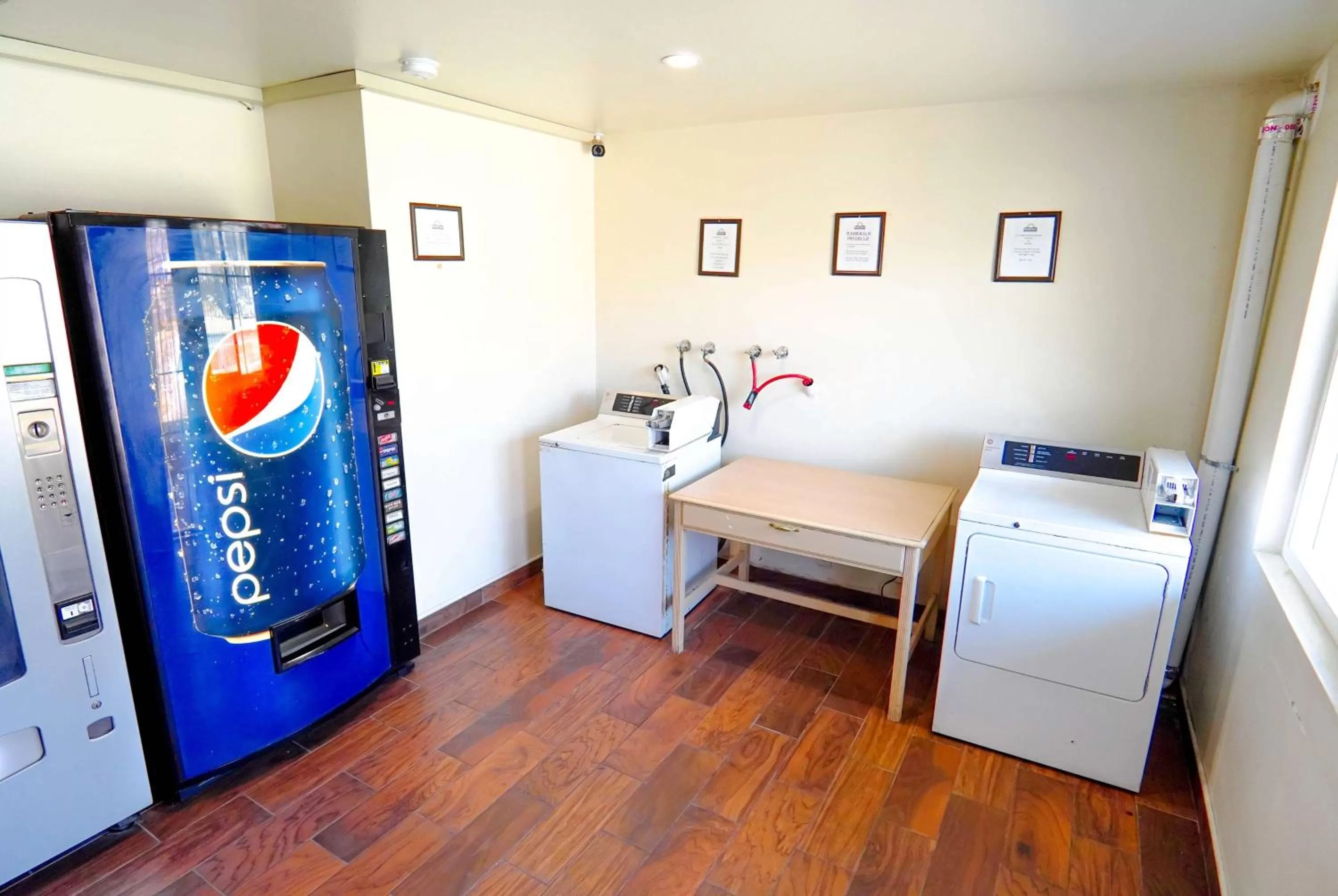 On site in Days Inn by Wyndham Victorville