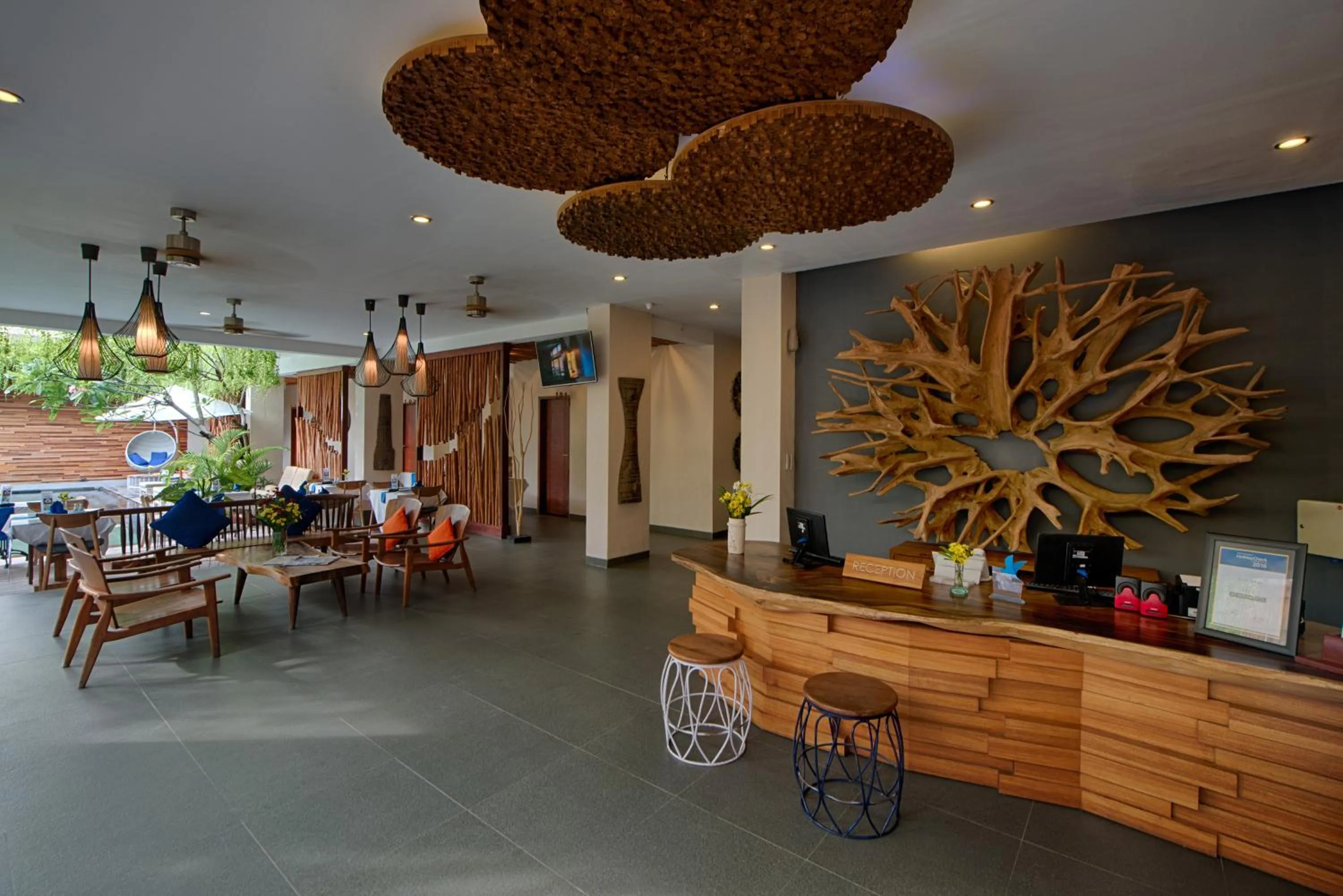 Lobby or reception in Natya Hotel Gili Trawangan