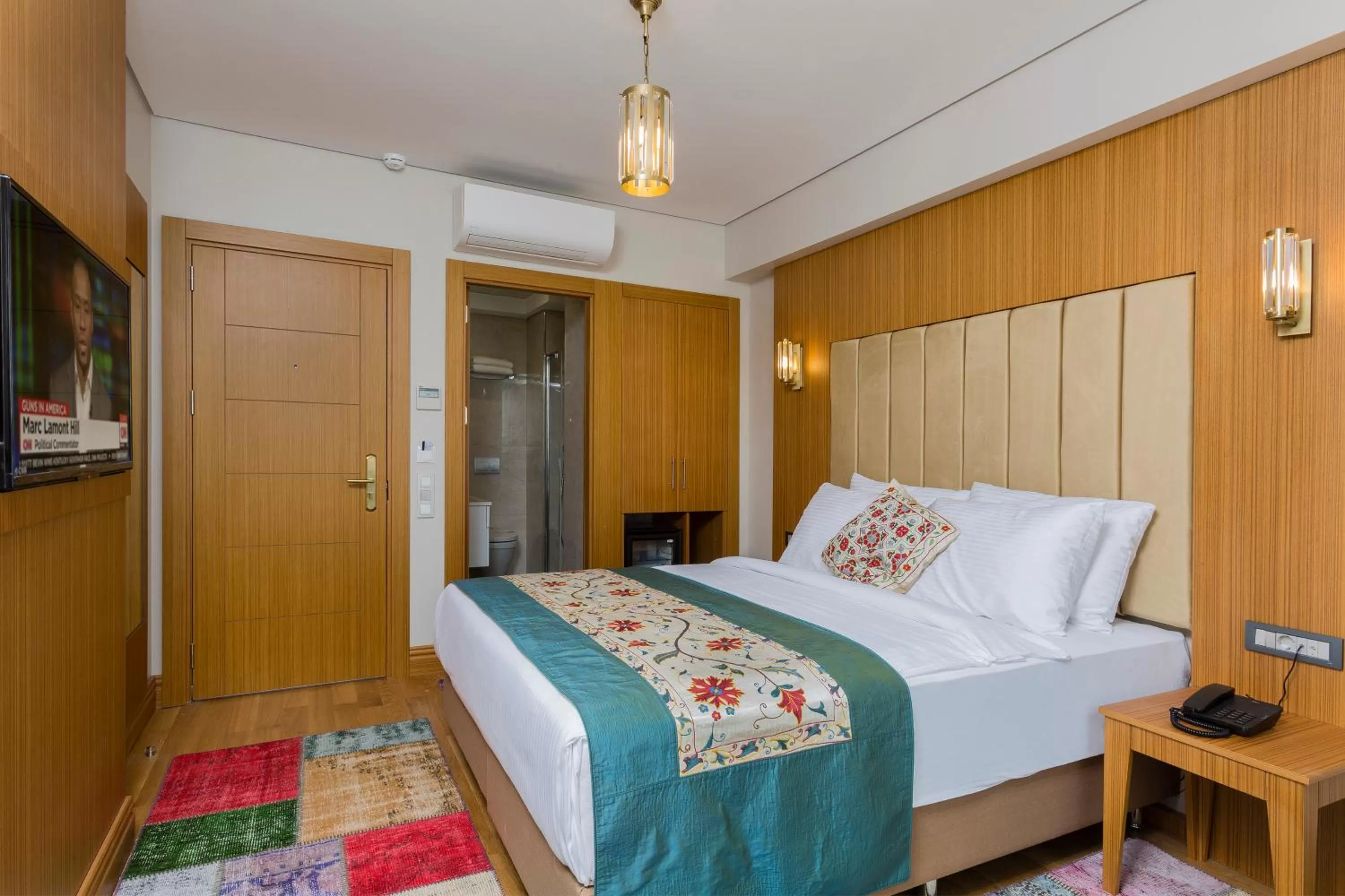 Photo of the whole room, Bed in Obelisk Hotel & Suites