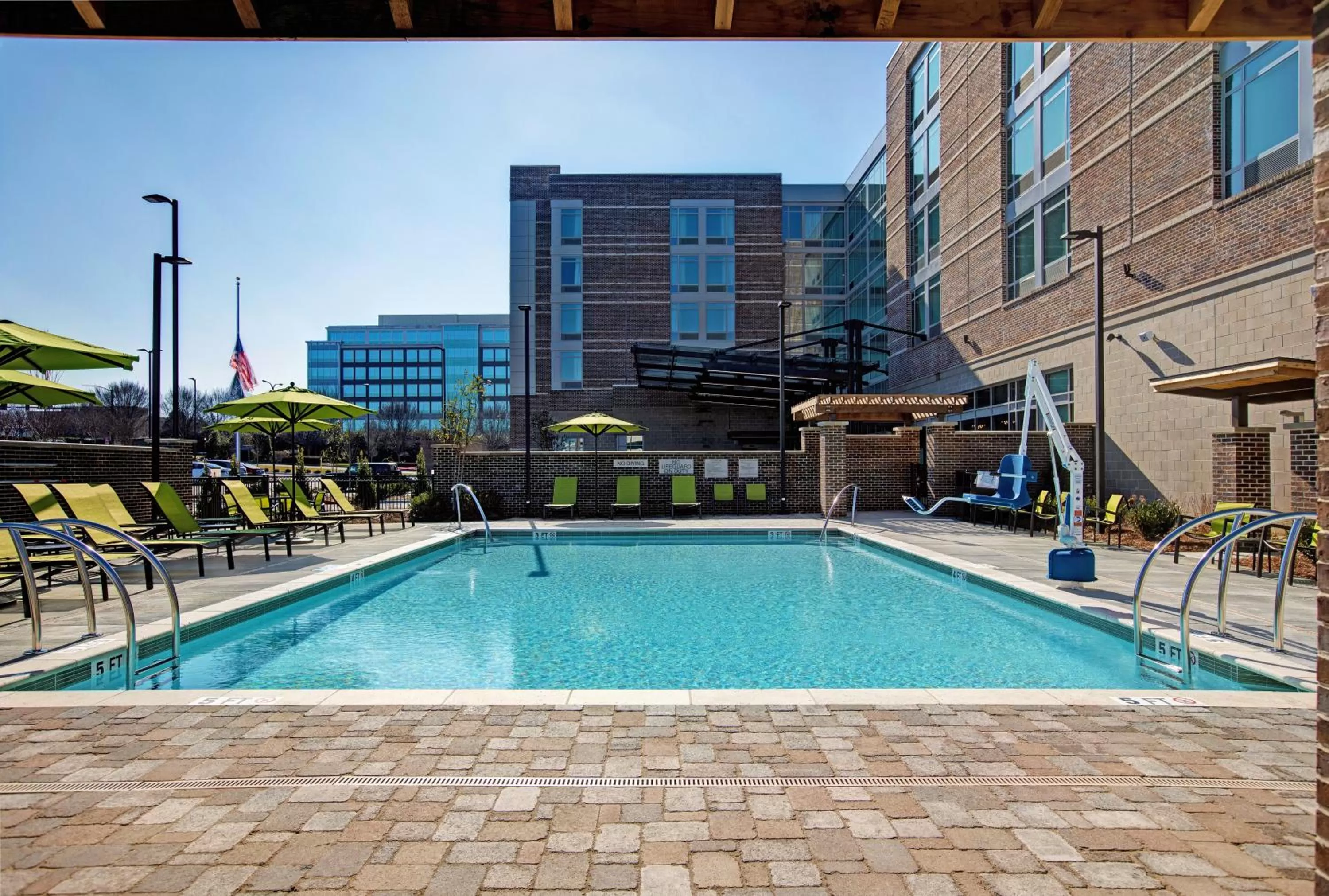 Swimming pool in SpringHill Suites by Marriott Franklin Cool Springs