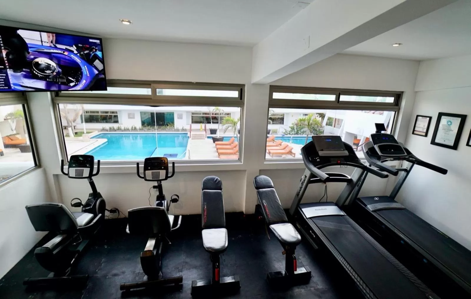 Fitness centre/facilities in Flamingo Cancun All Inclusive