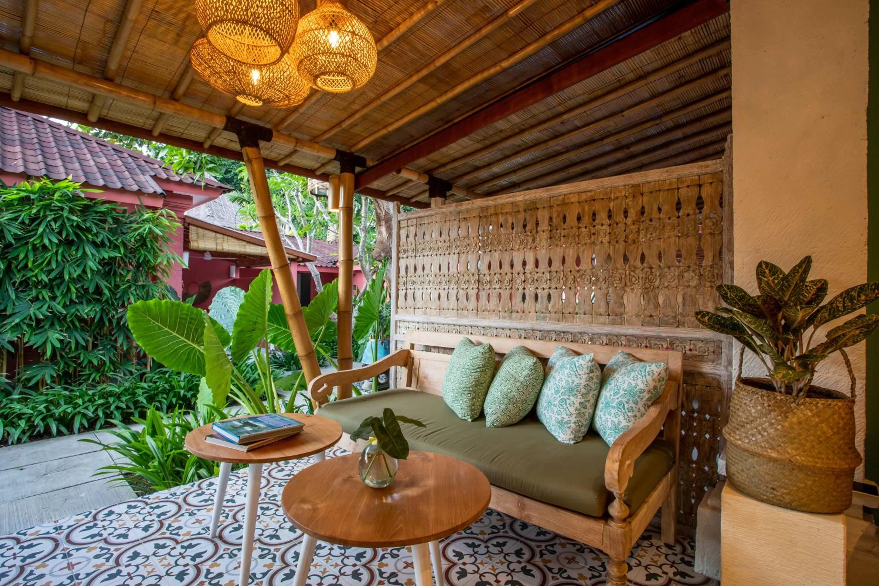 Living room in PinkPrivate Sanur - for Cool Adults Only