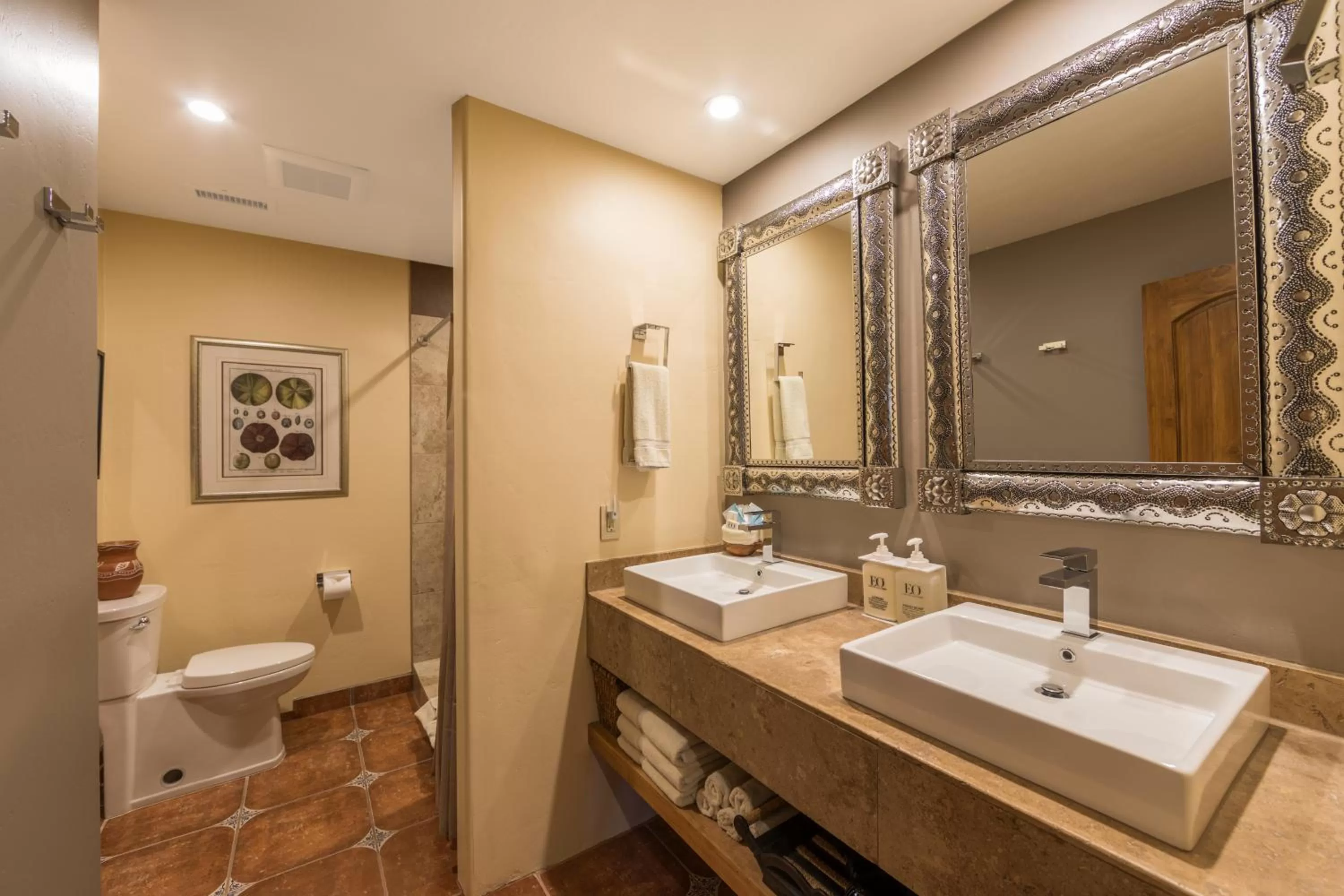 Toilet in A Sunset Chateau