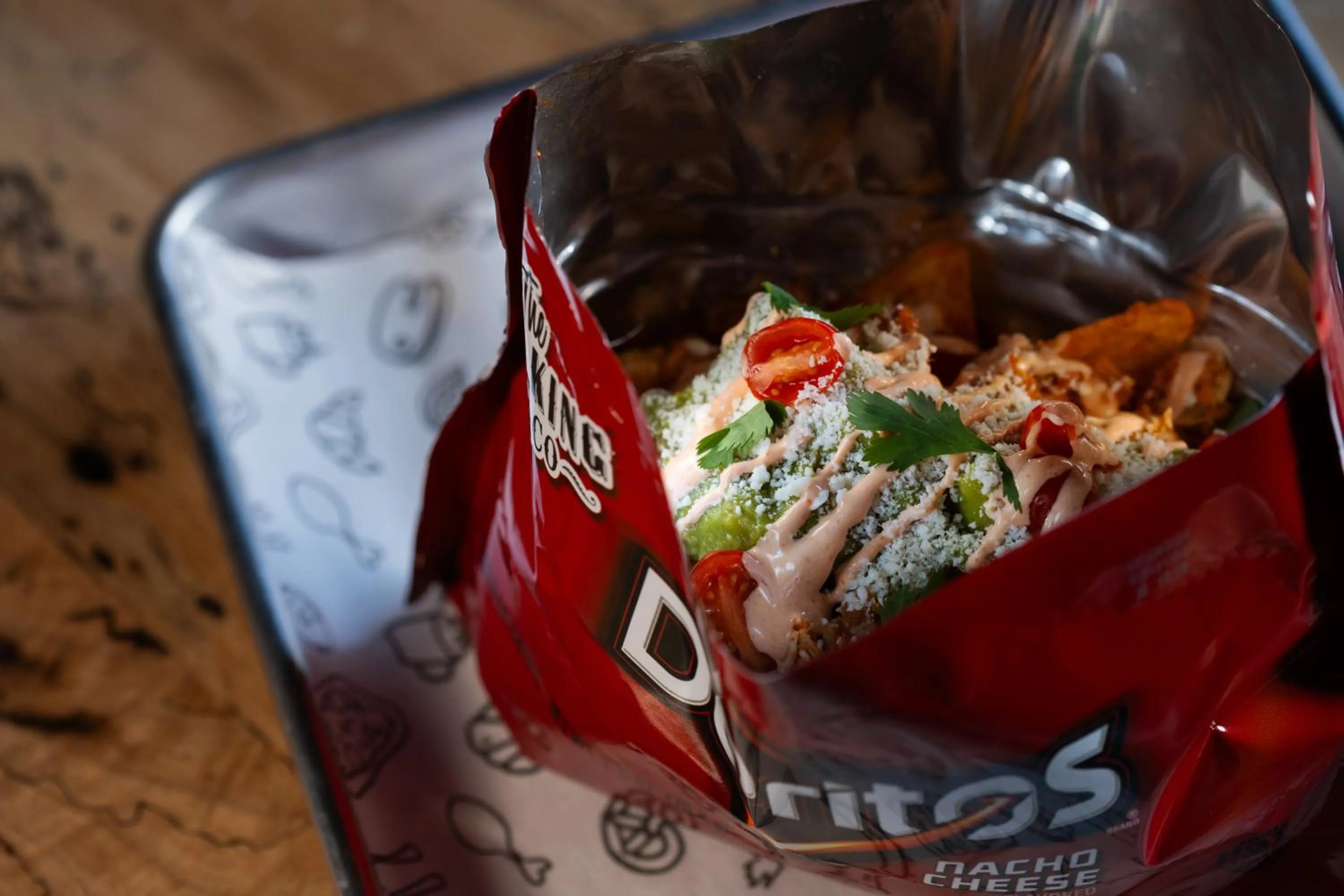 Food close-up in Moxy Houston Downtown