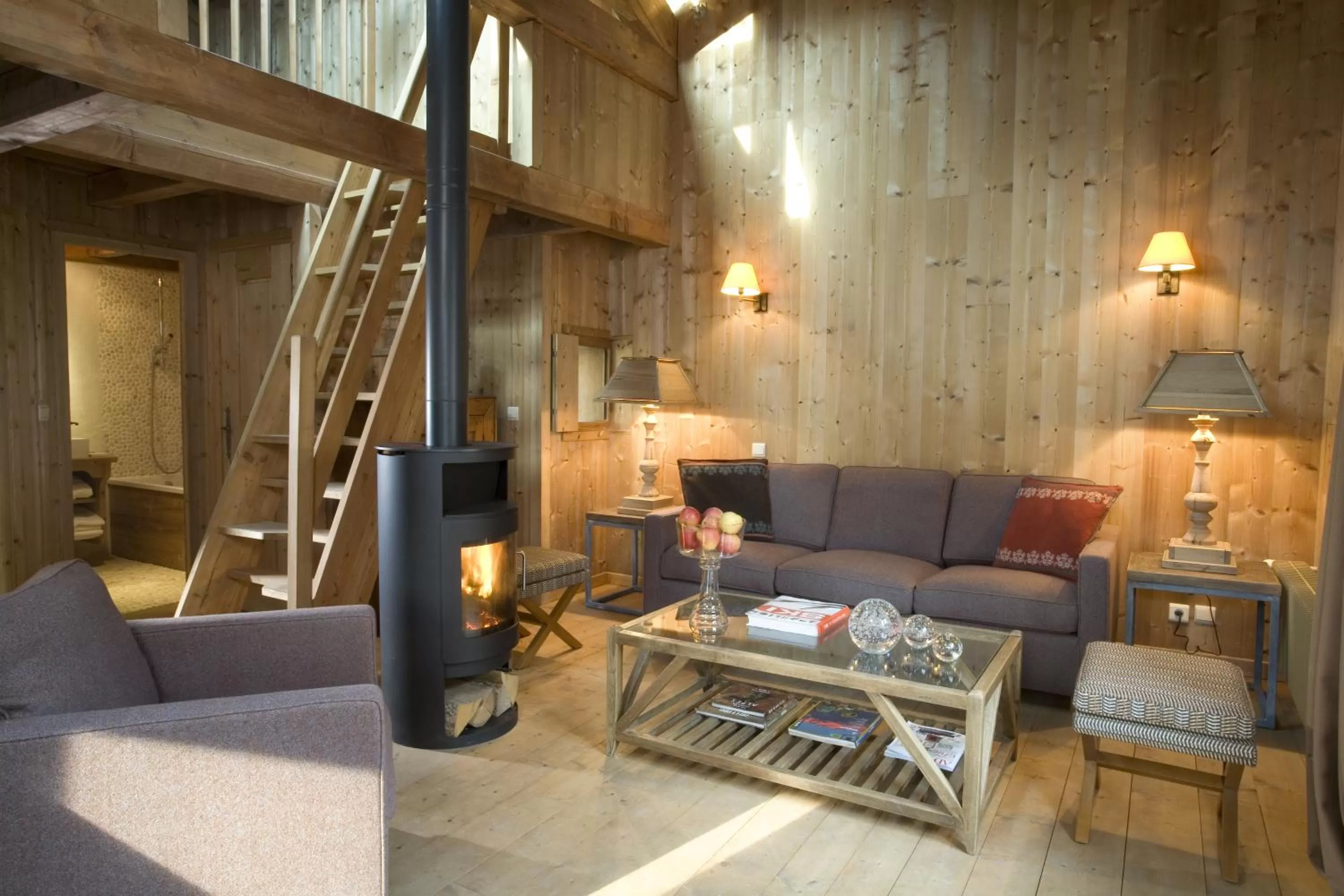 Living room in Best Western Chalet les Saytels